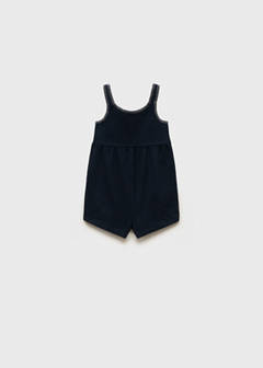 Straight short jumpsuit — Dark Navy 3