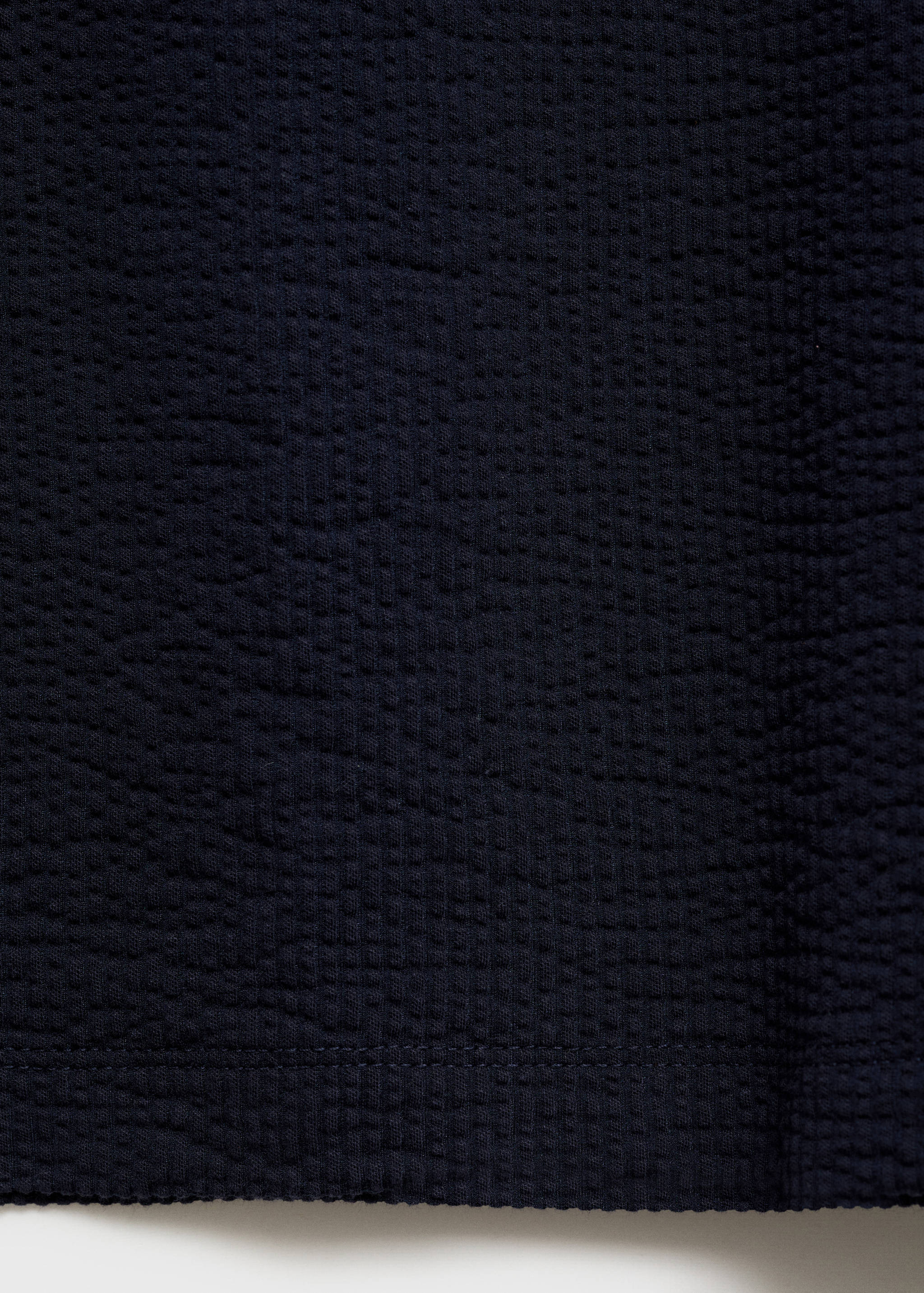 Seersucker katoenen poloshirt - Detail van het artikel 8