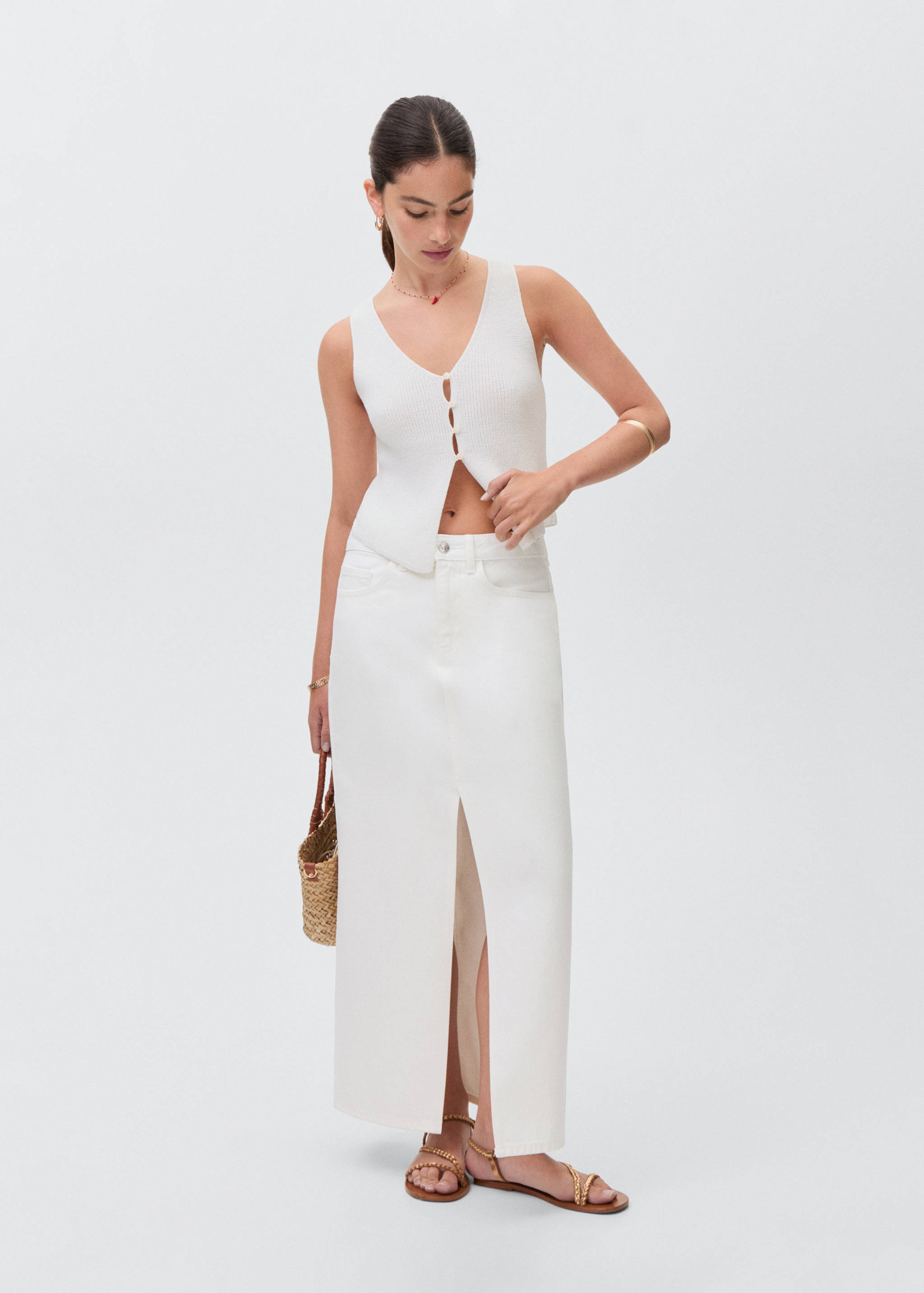 Gonna lunga jeans - Piano generale