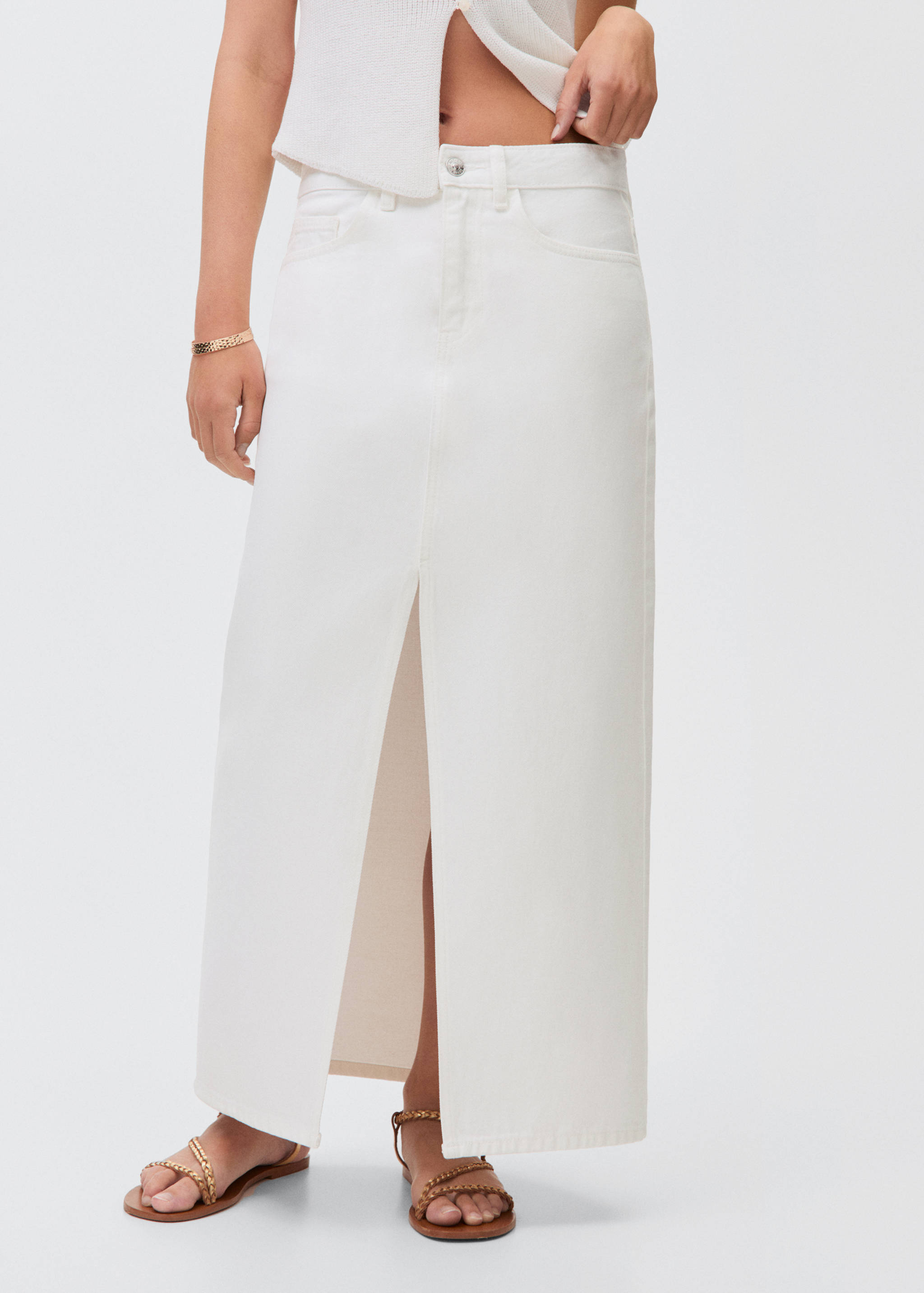 Gonna lunga jeans - Piano medio