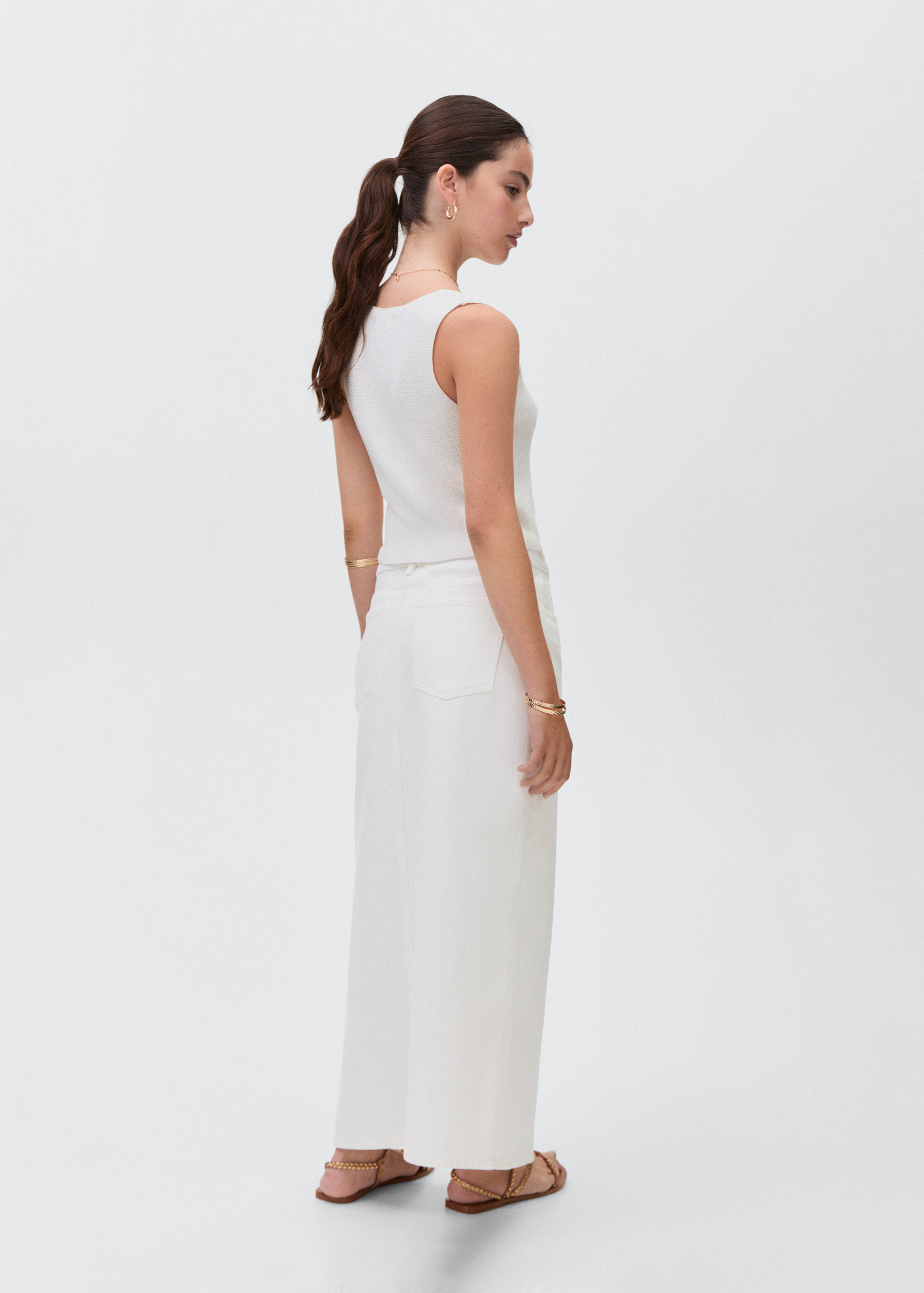 Gonna lunga jeans - Retro dell'articolo