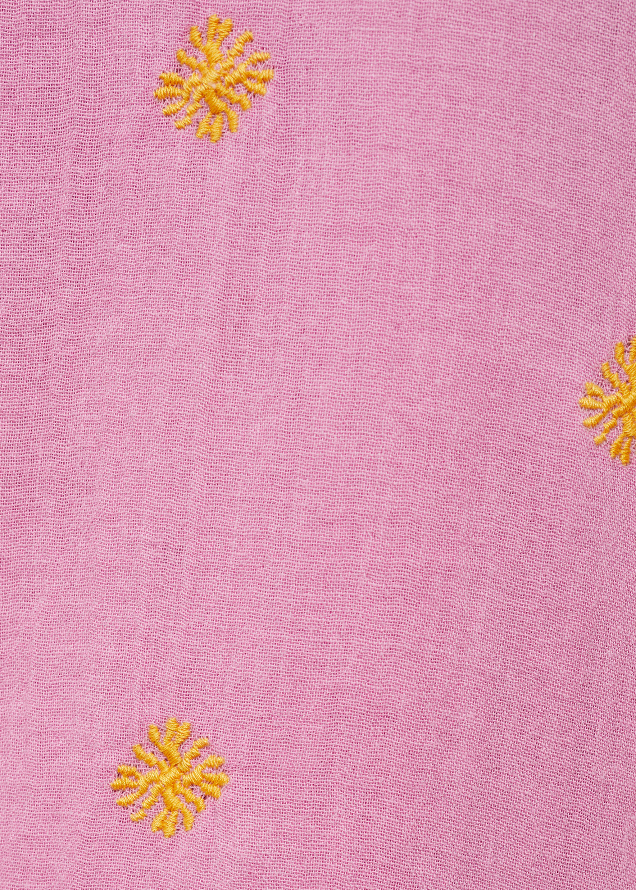 Calças culotte bordadas - Pormenor do artigo 0