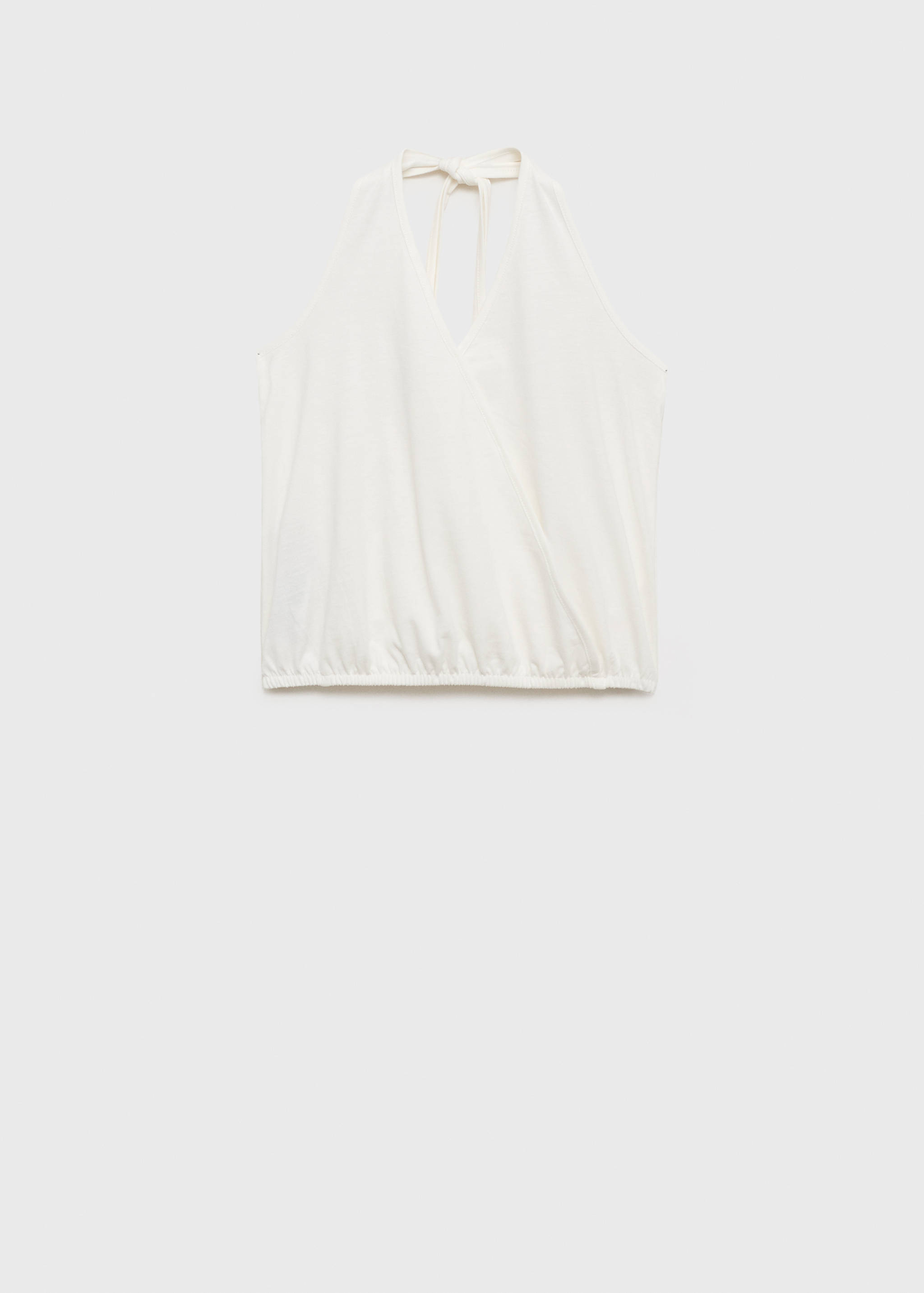Top cruzado cuello halter - Artículo sin modelo