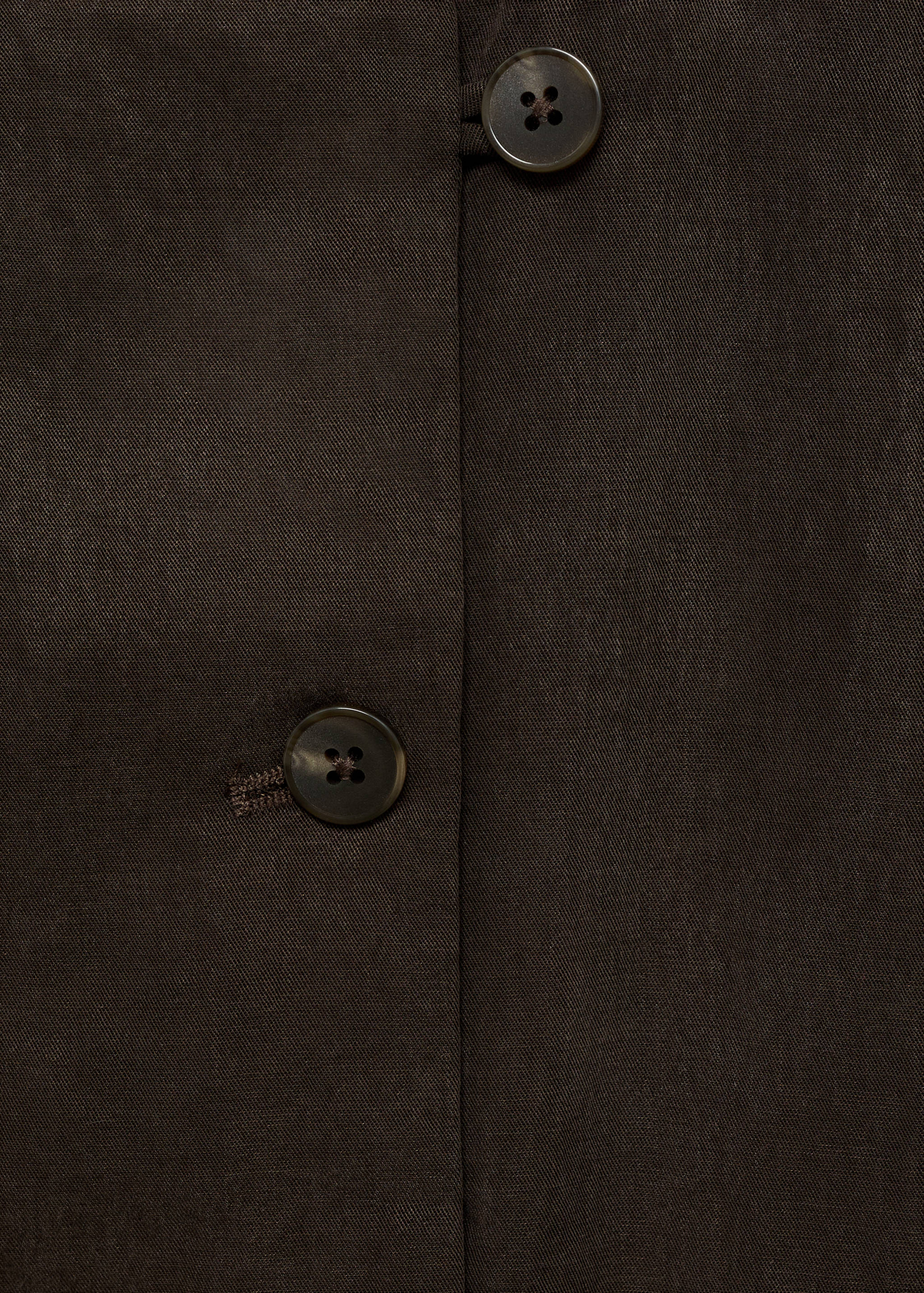 Lyocell top with buttons on the back - Details of the article 0