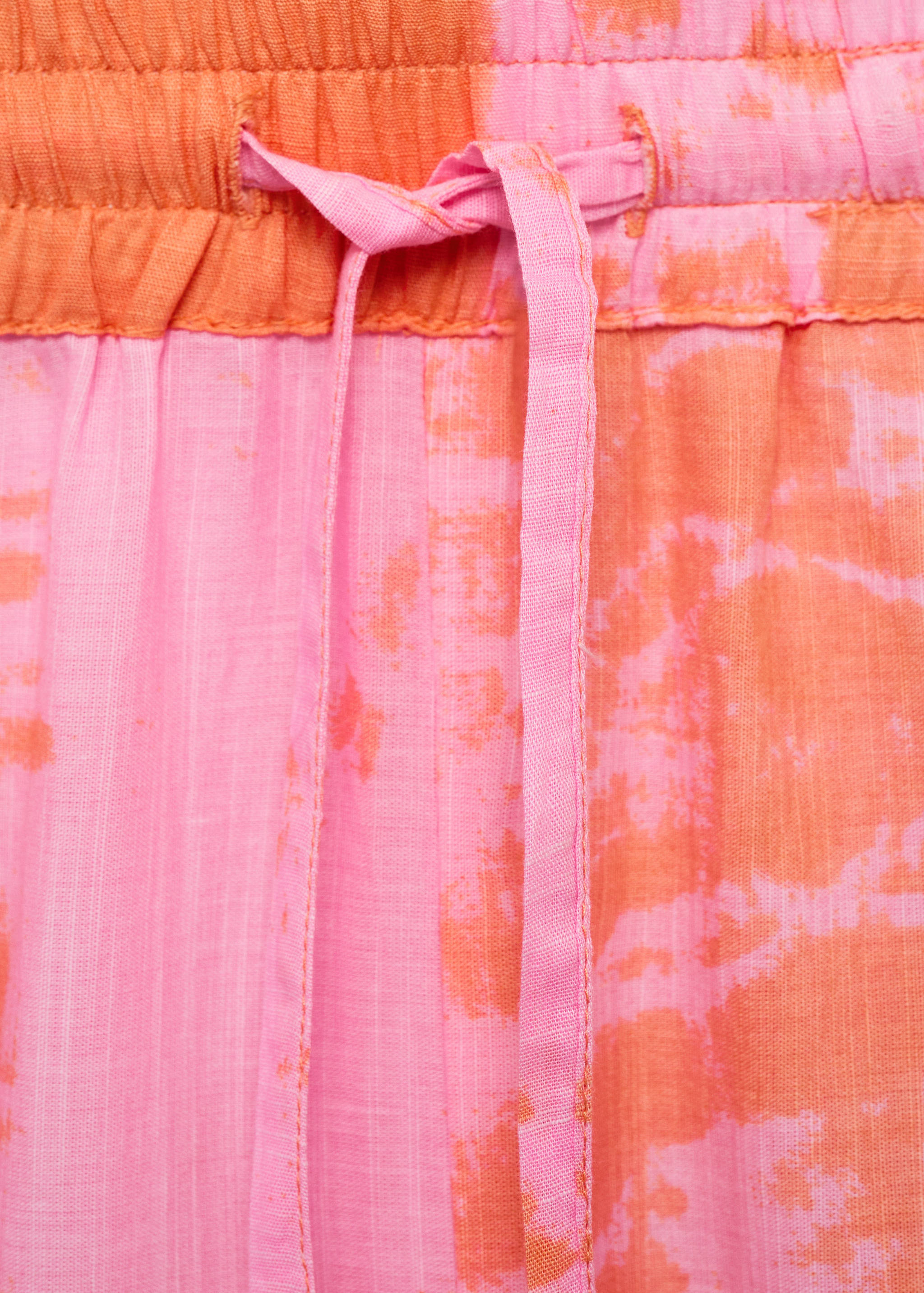 Printed straight trousers - Details of the article 8