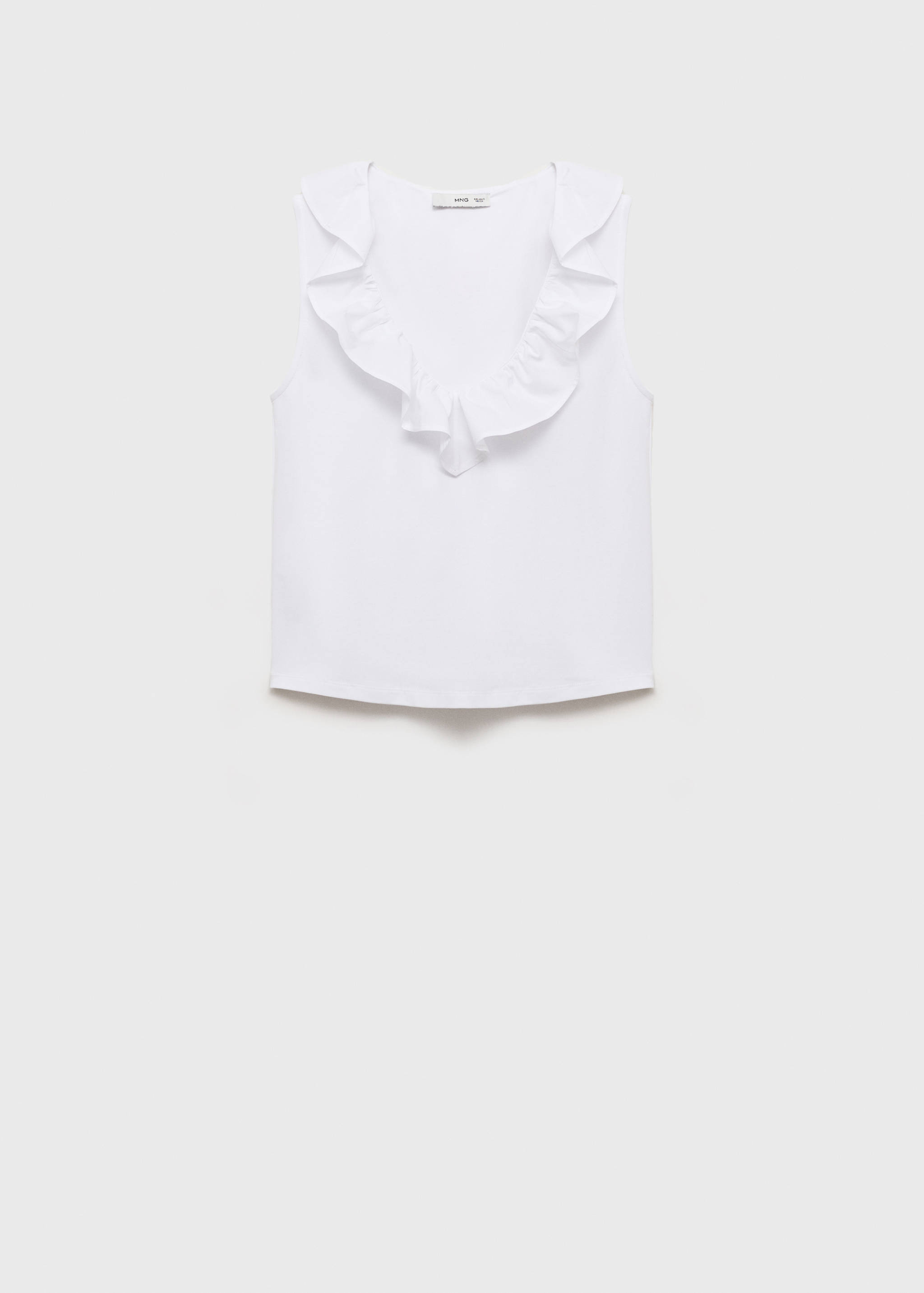 Cotton top with ruffles - Article without model