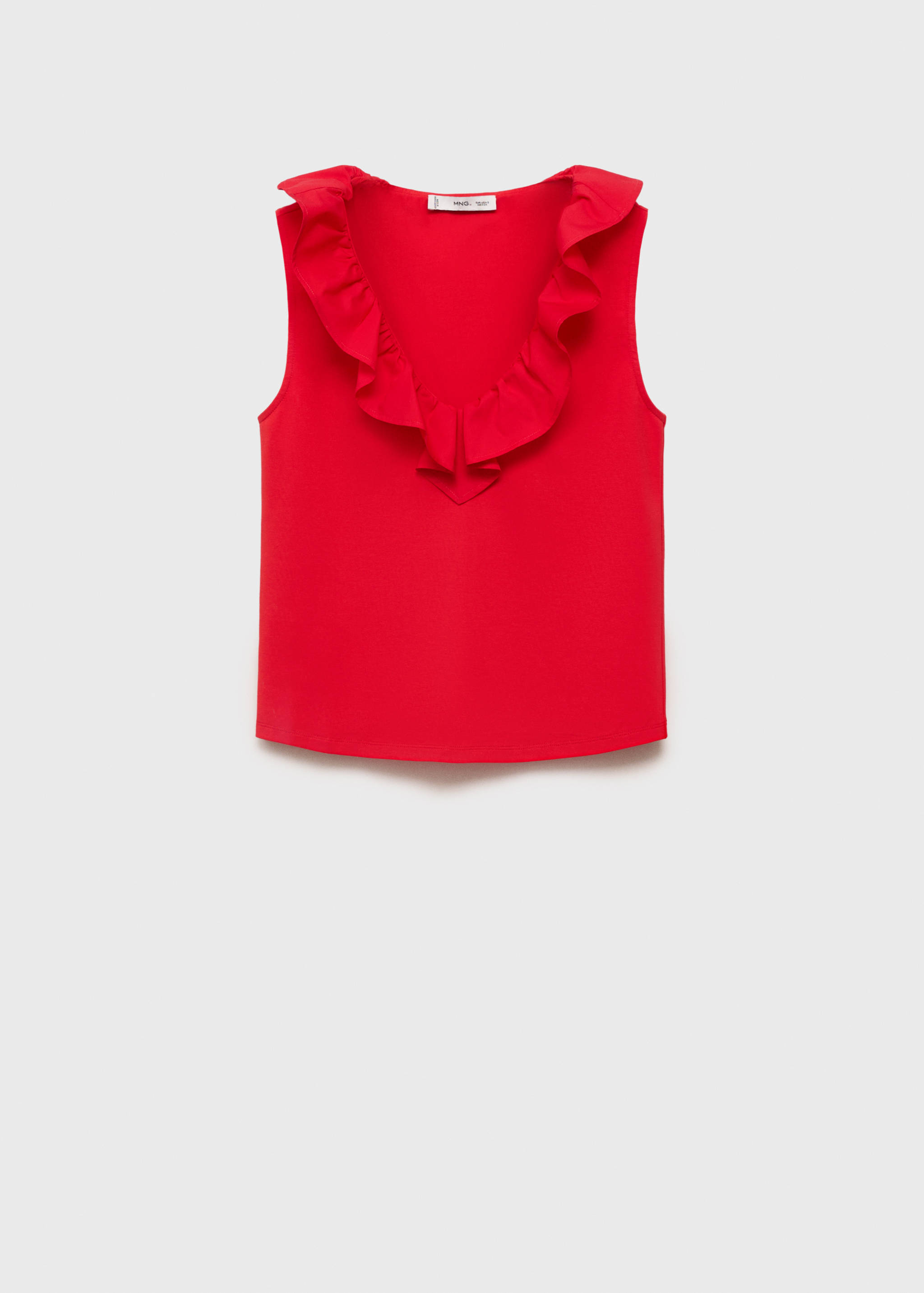 Cotton top with ruffles - Article without model