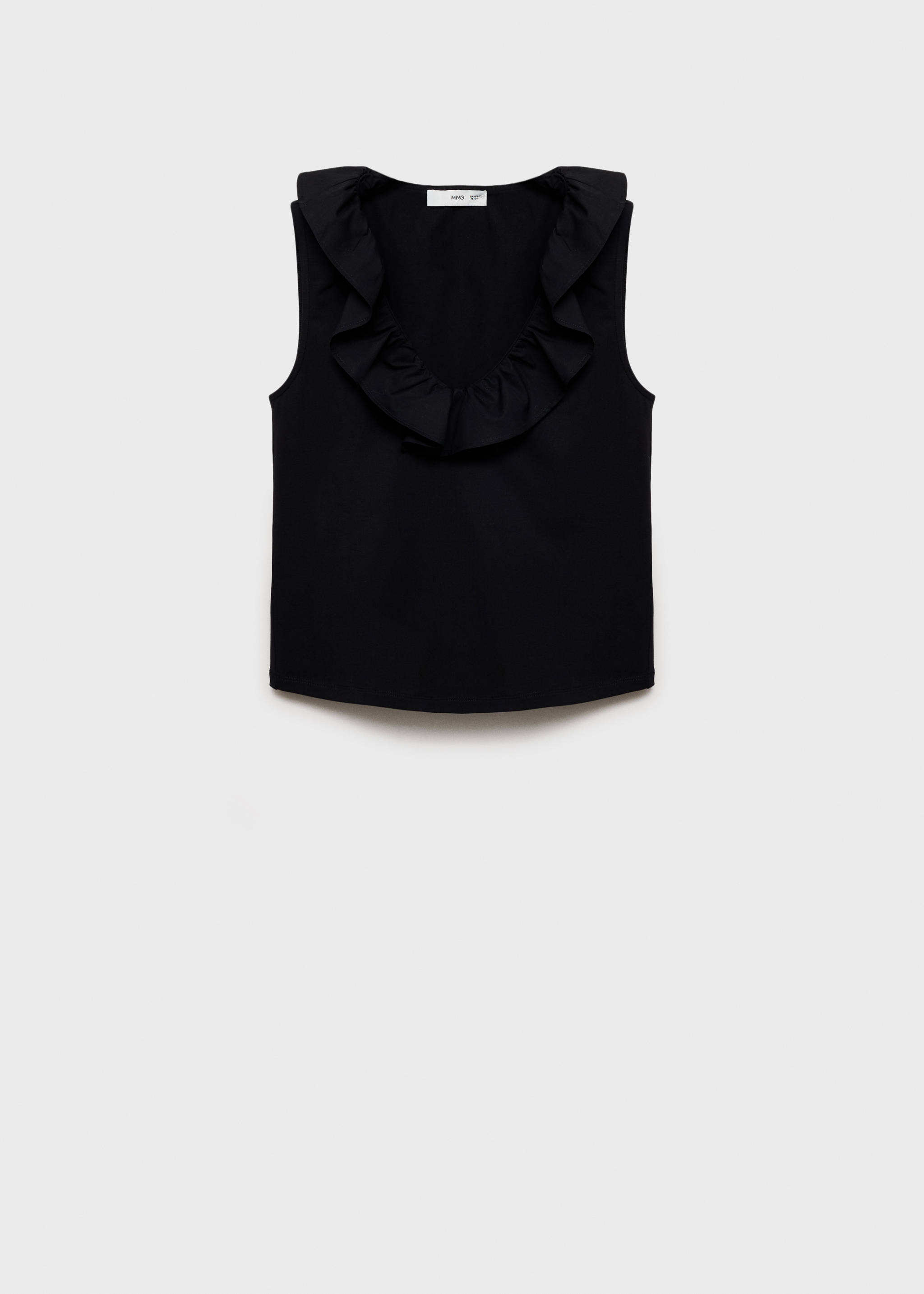 Cotton top with ruffles - Article without model