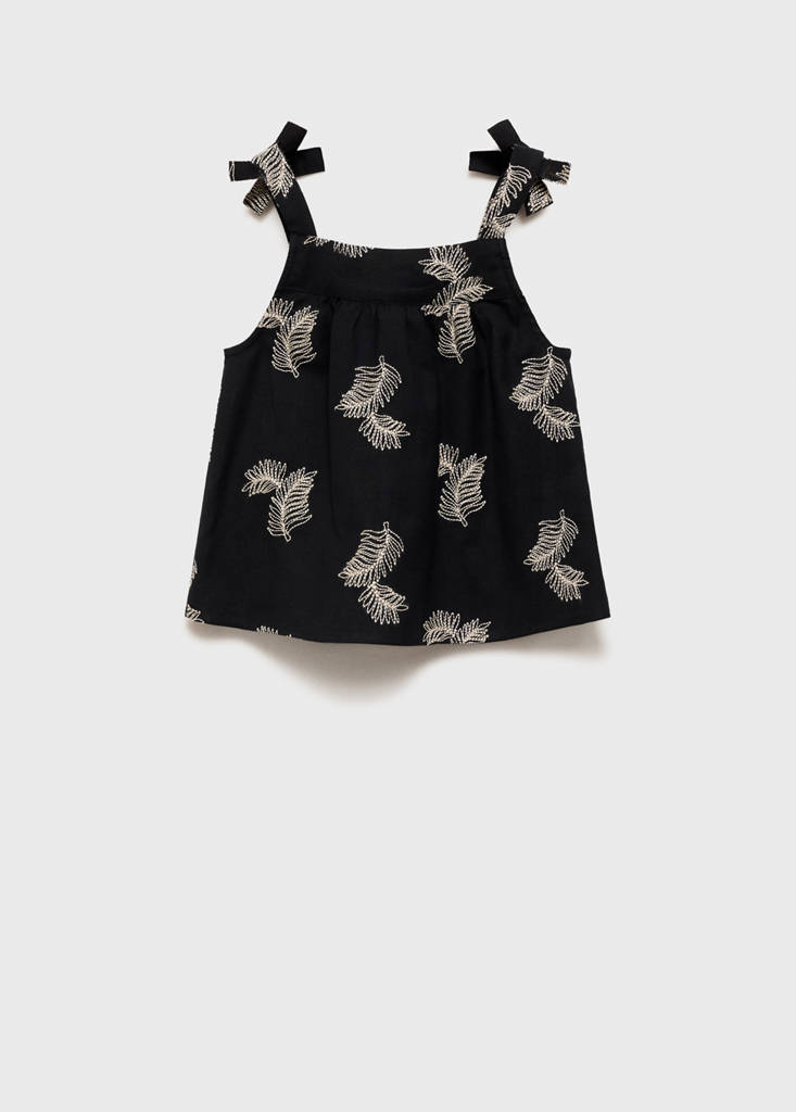 Embroidered details blouse