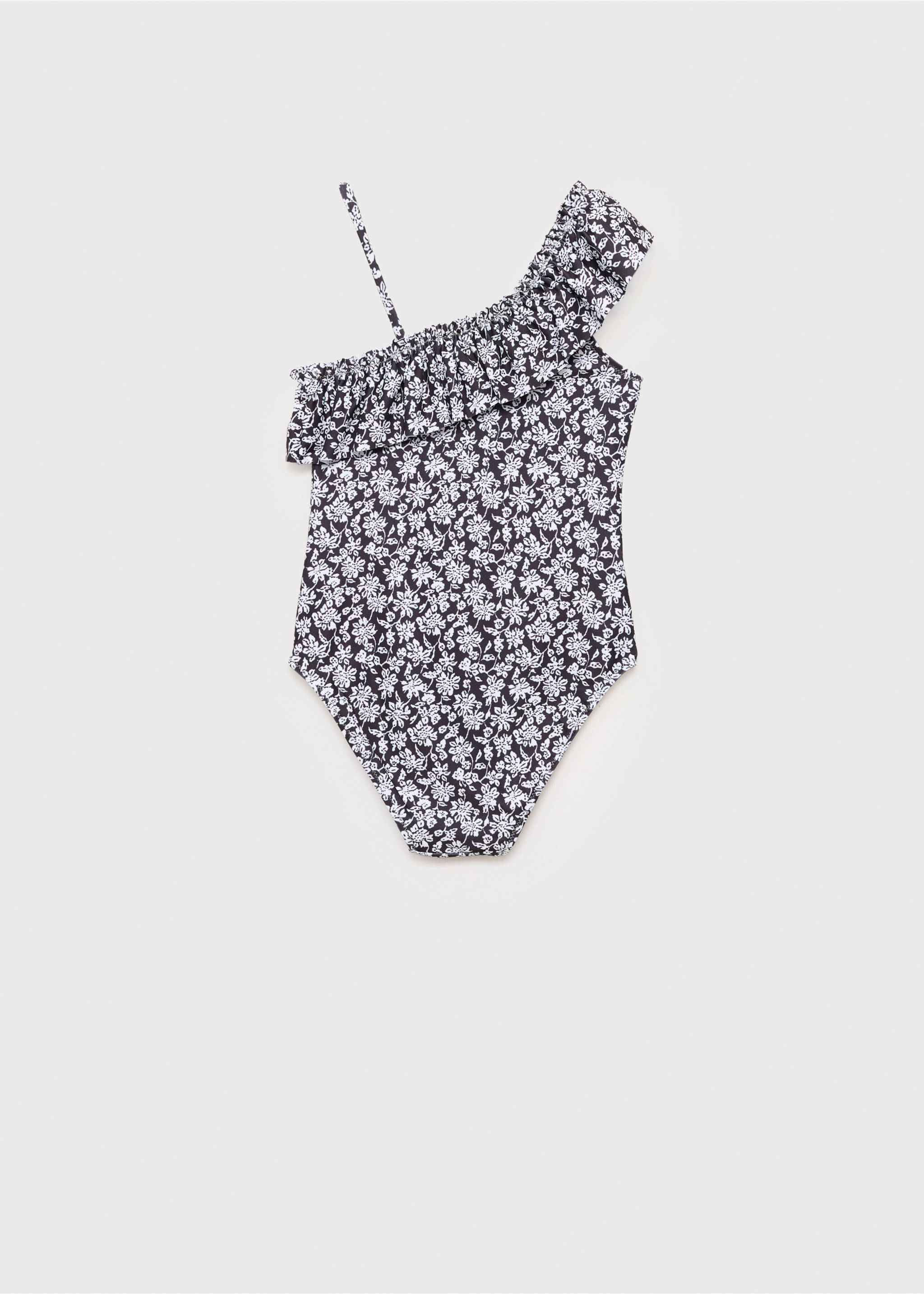 Bañador estampado floral - Reverso del artículo, Negro. Ref: 87068273-00.
