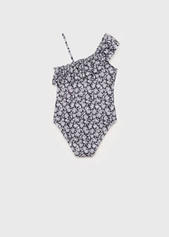 Floral print swimsuit — Black 3