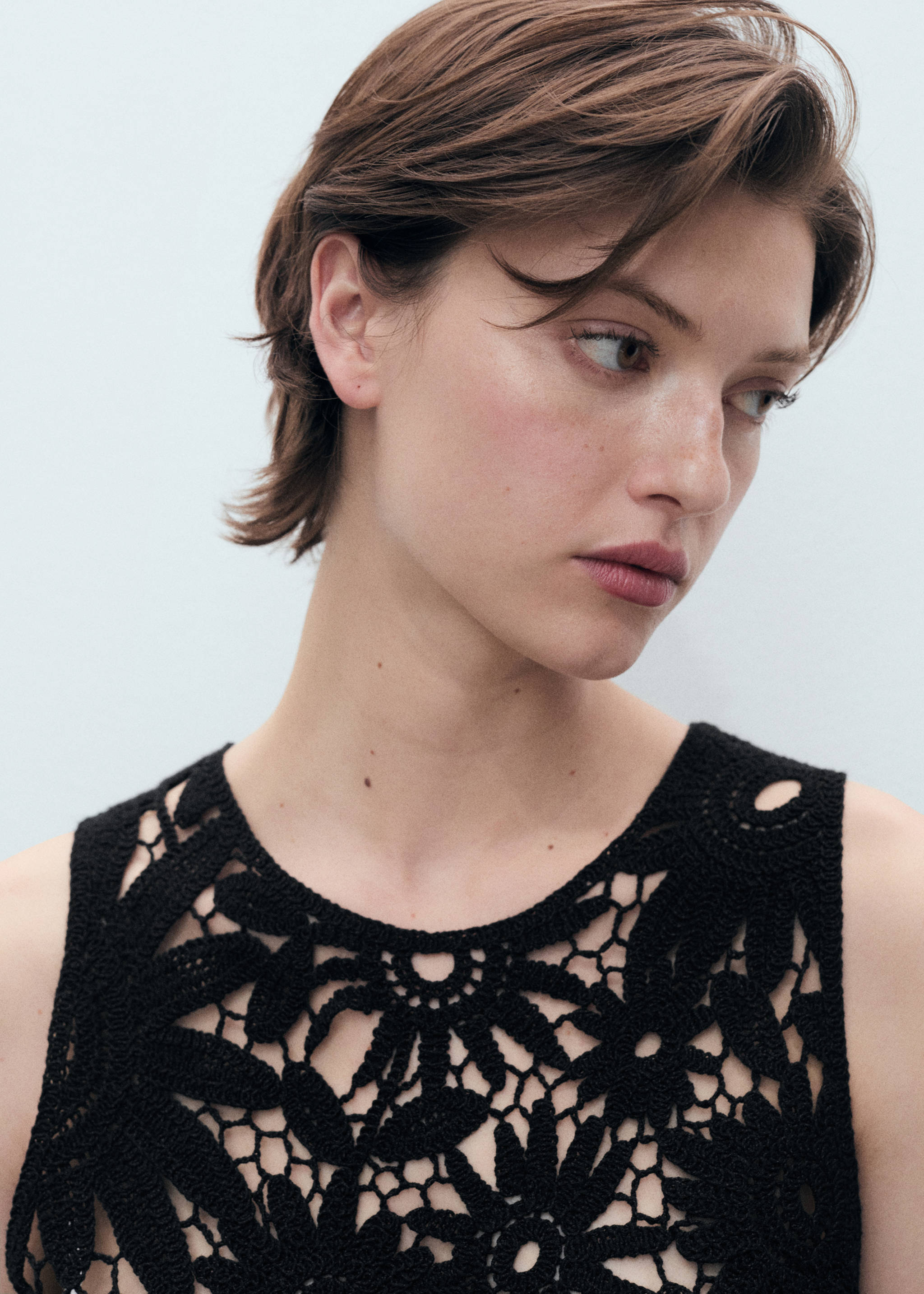 Crochet knitted top - Details of the article 1