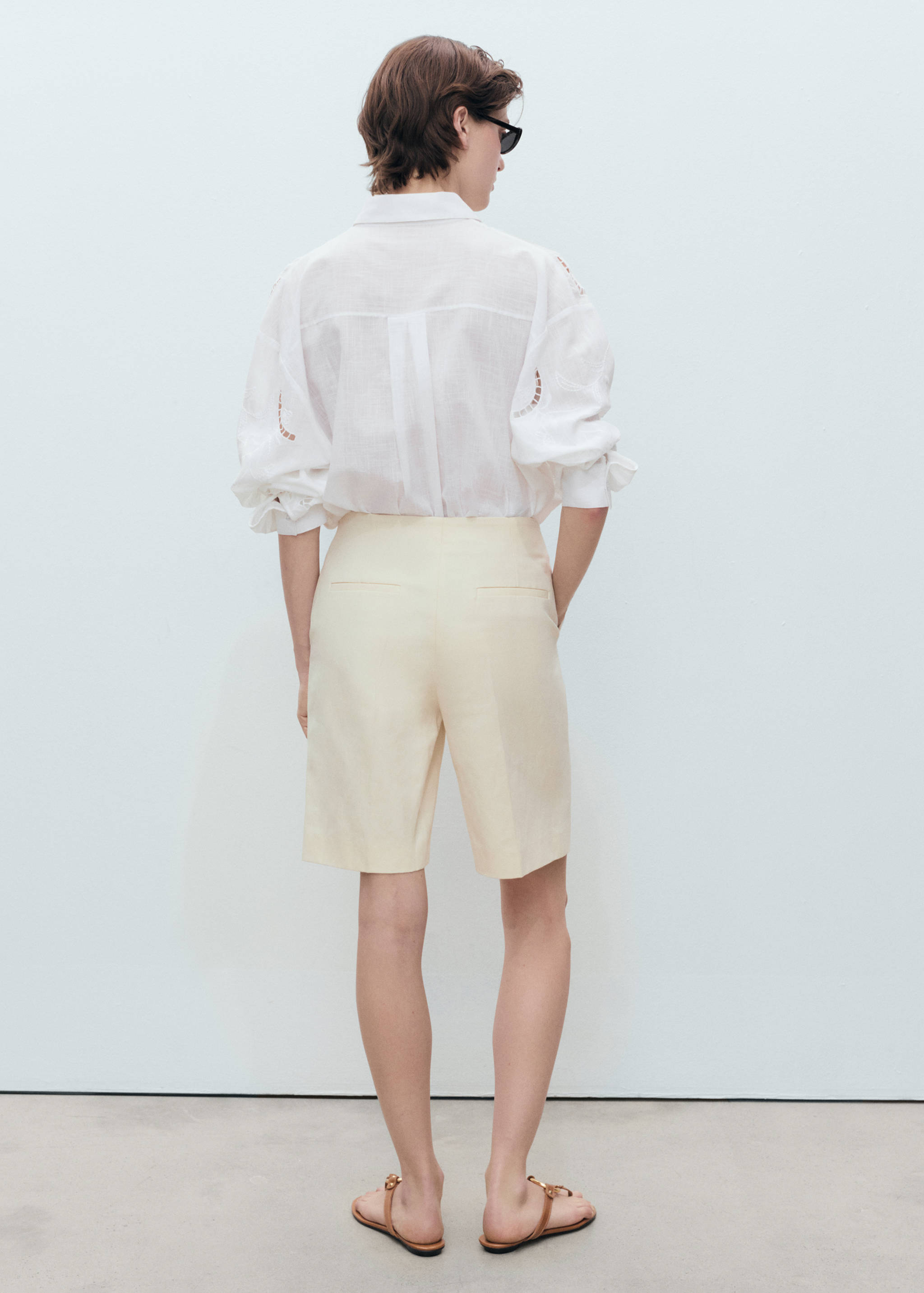 Camisa oversize bordada - Reverso del artículo