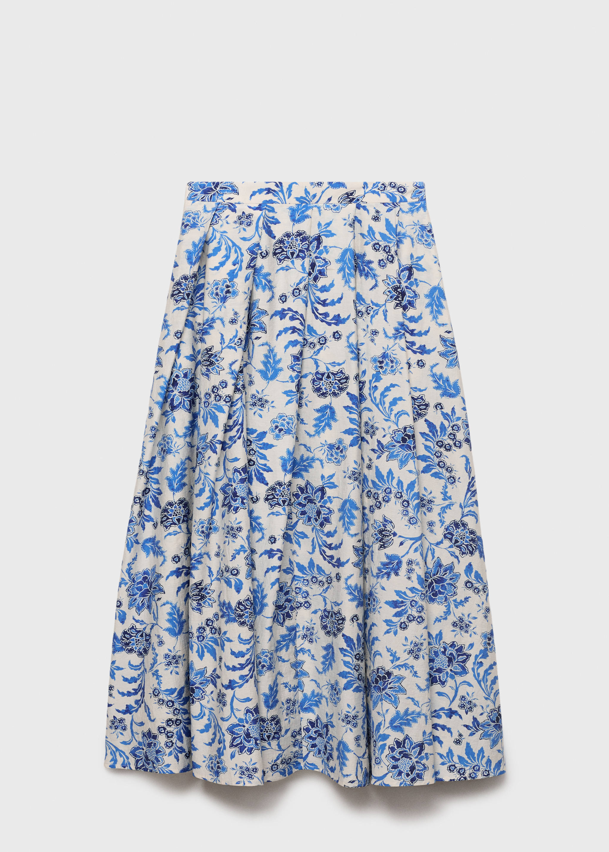 Long floral flared skirt - Article without model
