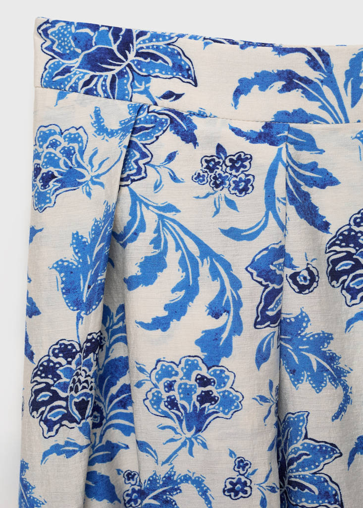 Long floral flared skirt thumbnail 7