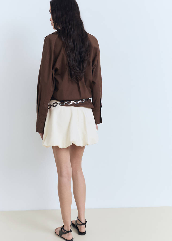 Mini balloon skirt — Off White