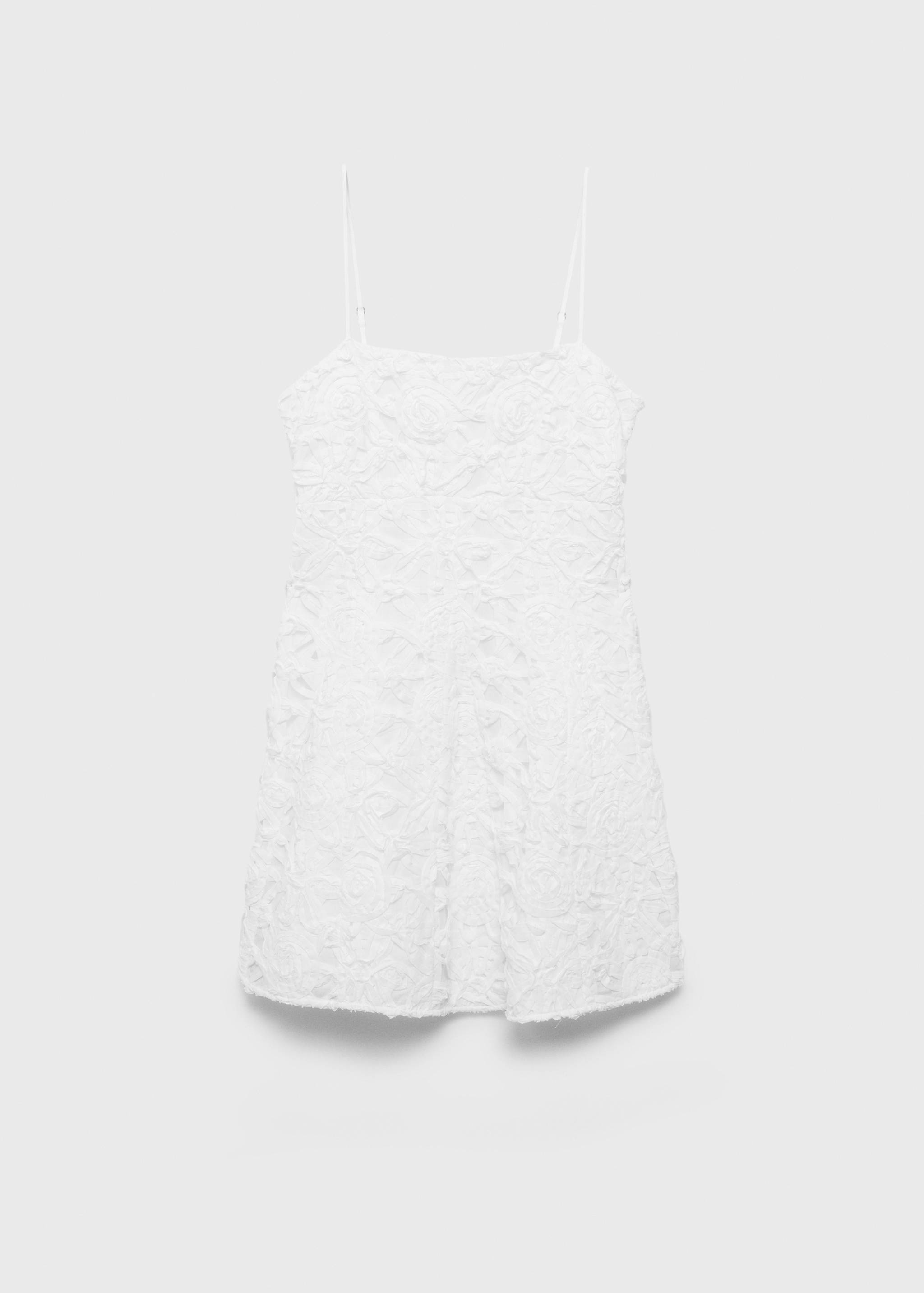 Vestido textura flores - Artículo sin modelo