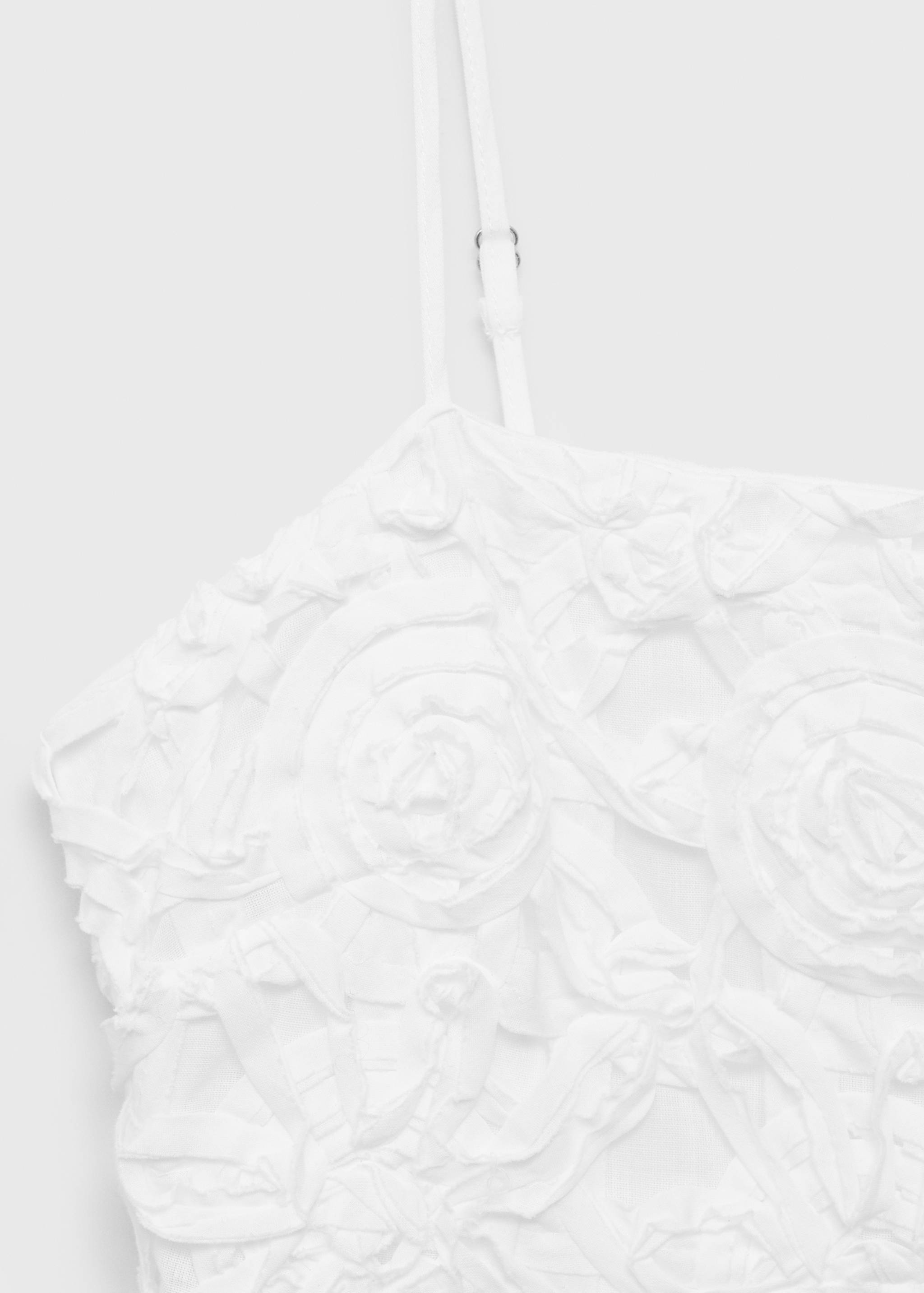 Vestido textura flores - Detalle del artículo 8