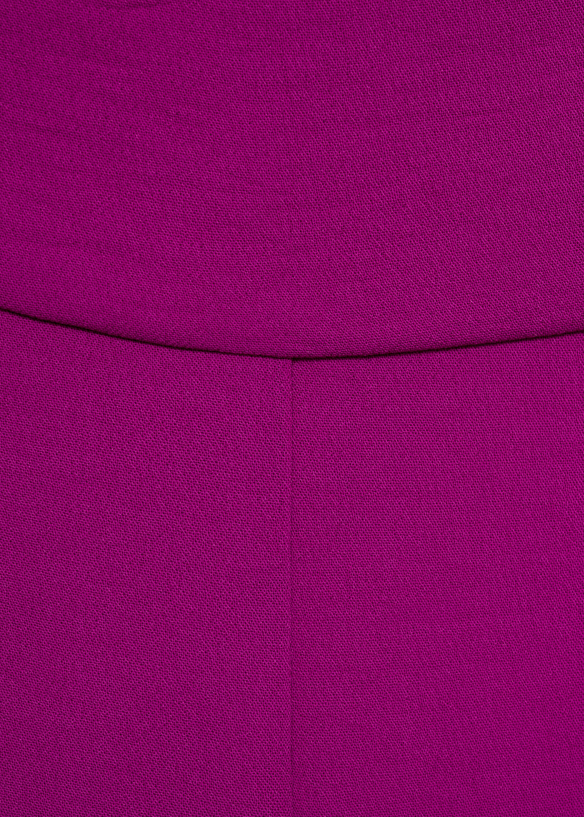 Long jumpsuit with asymmetrical neck - Details of the article 0