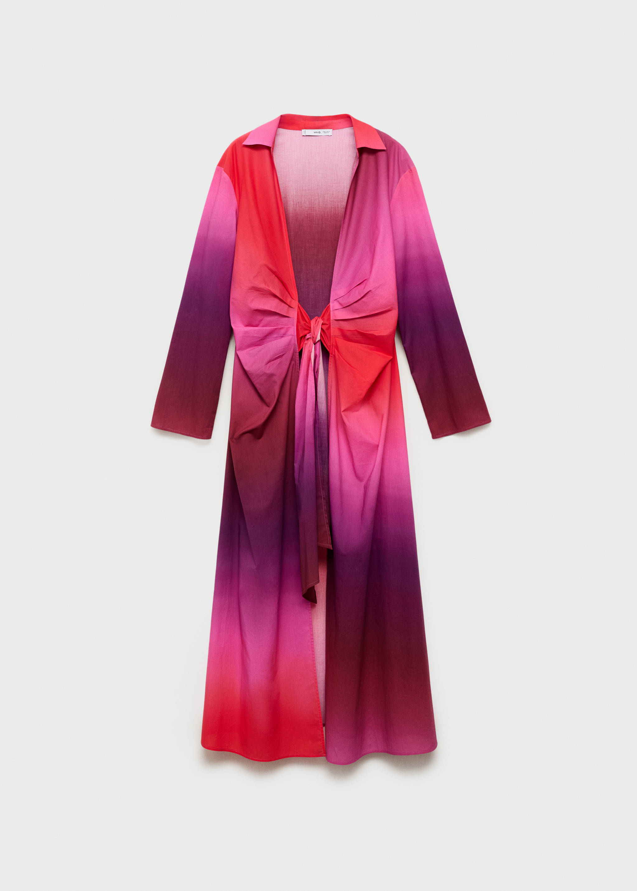 Vestido de algodão tie-dye - Artigo sem modelo