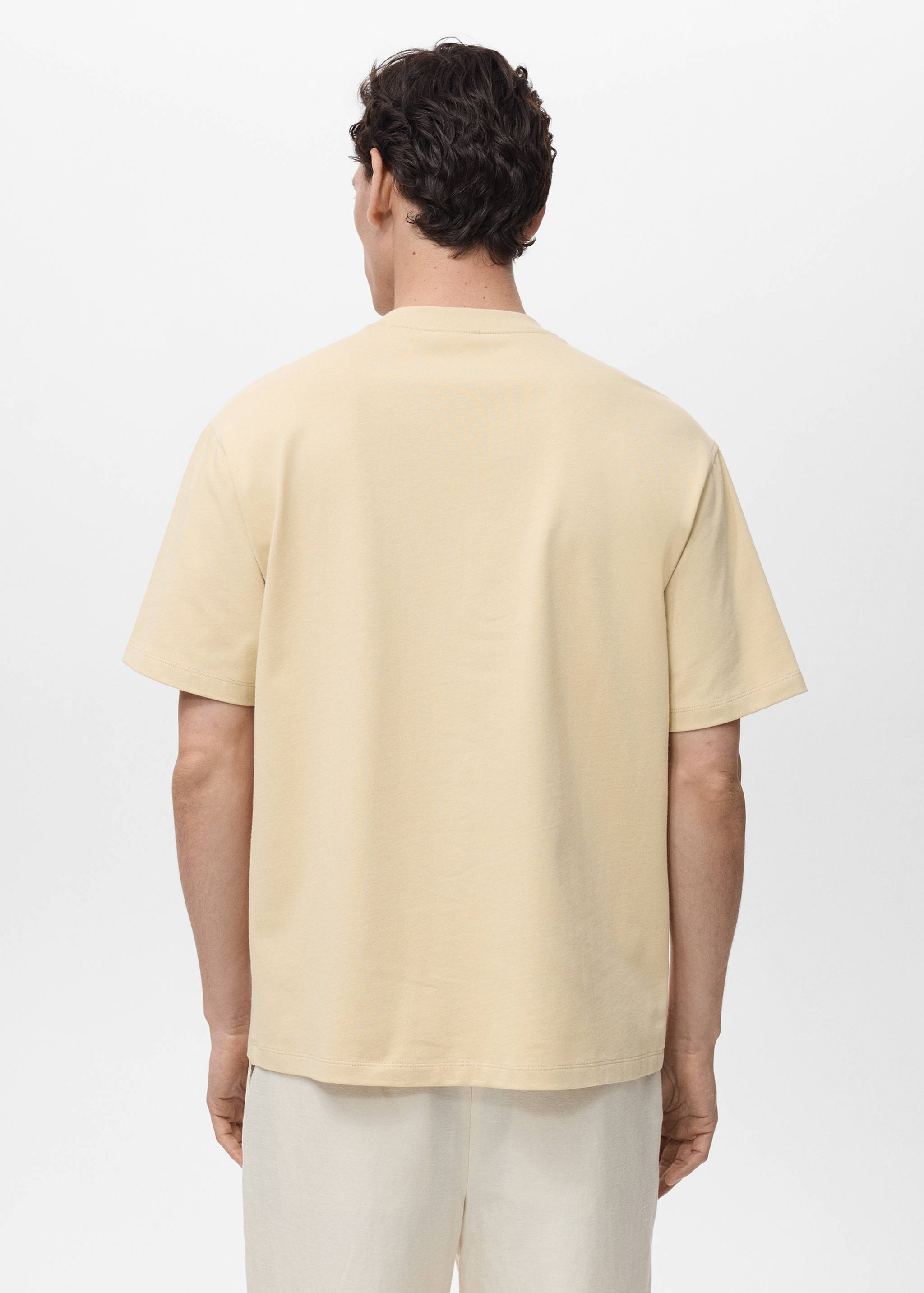 Relaxed fit cotton t-shirt - Reverse of the article