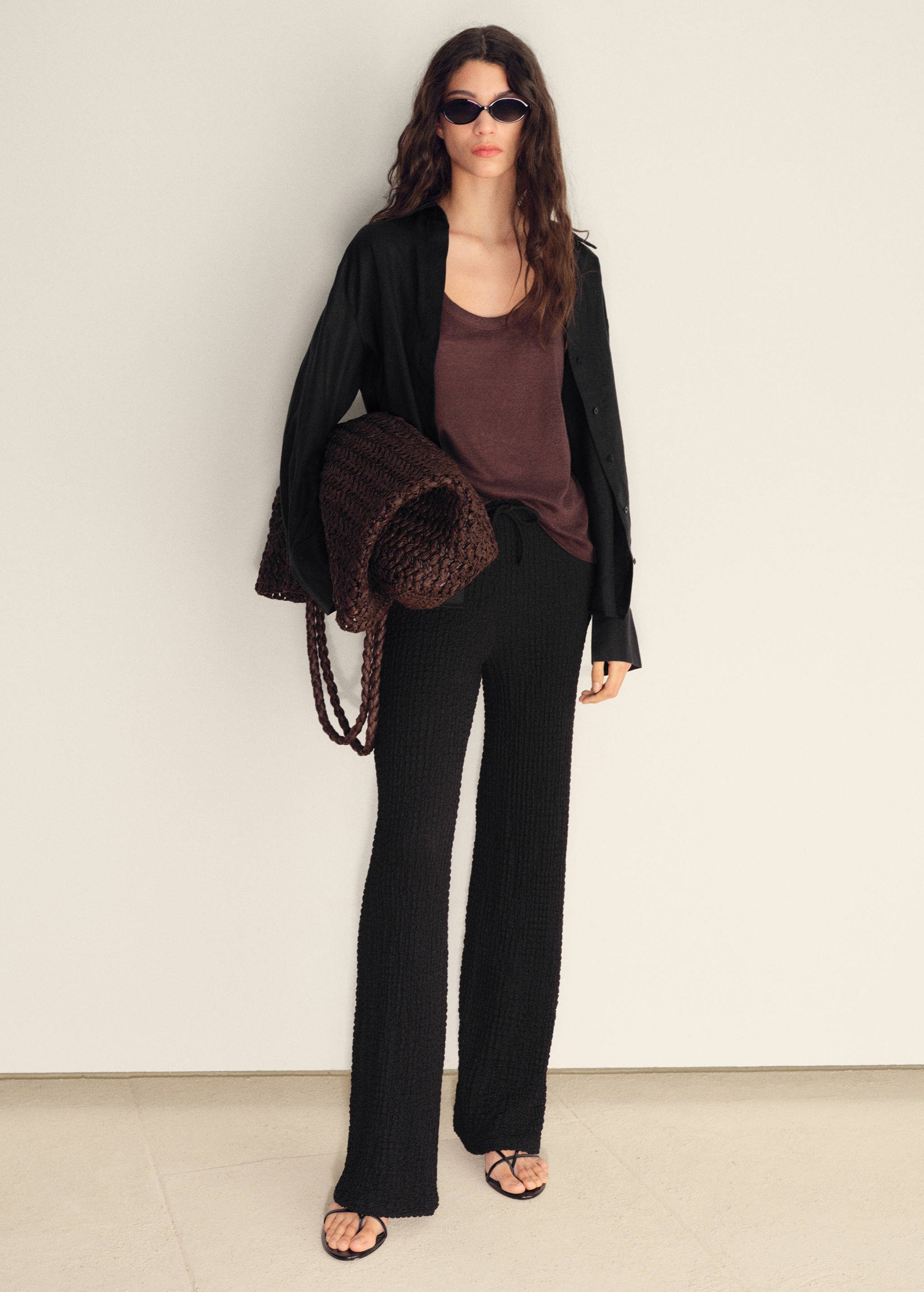 Strukturierte Hose - Detail des Artikels 2