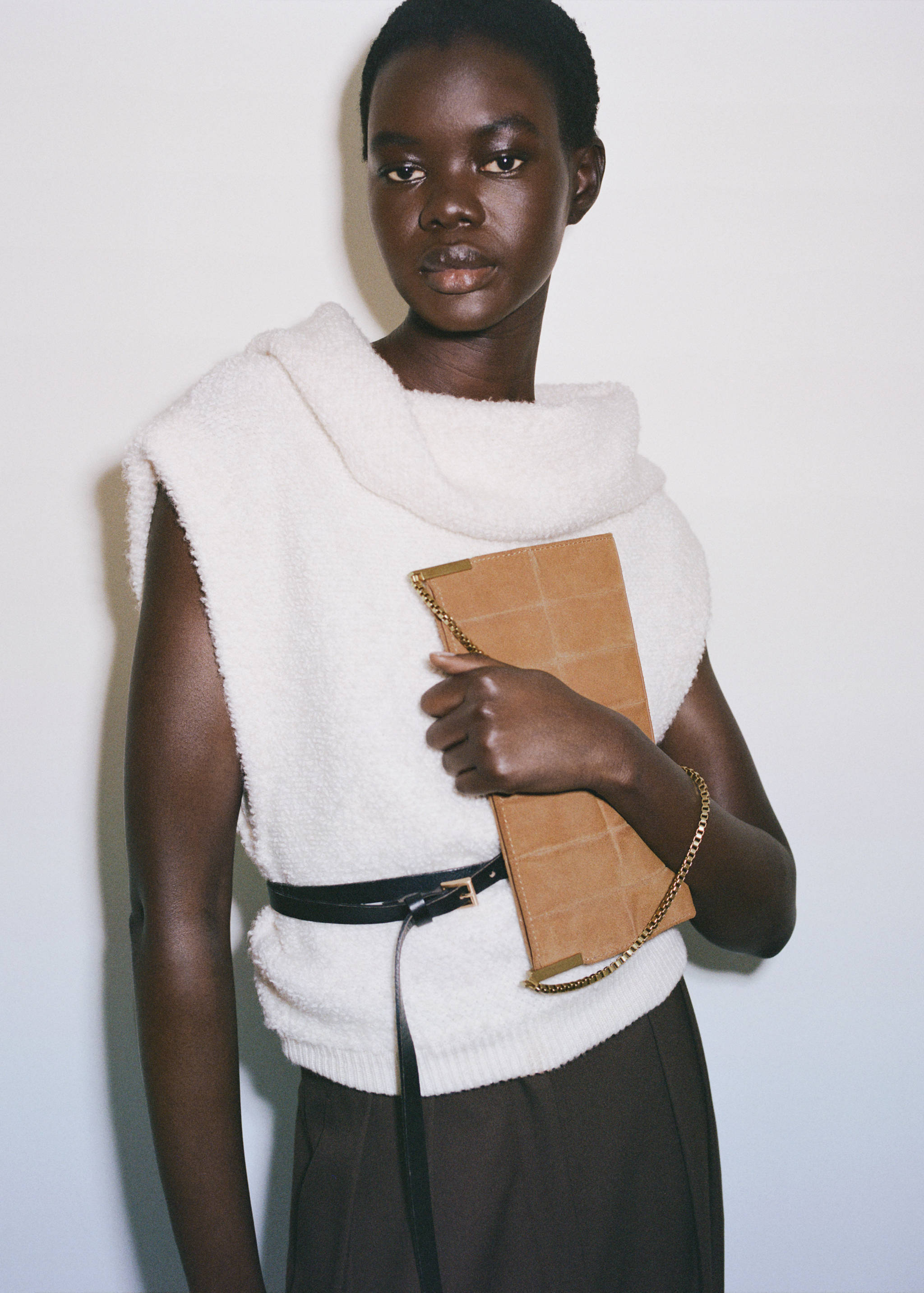 Bolso baguette serraje - Plano general