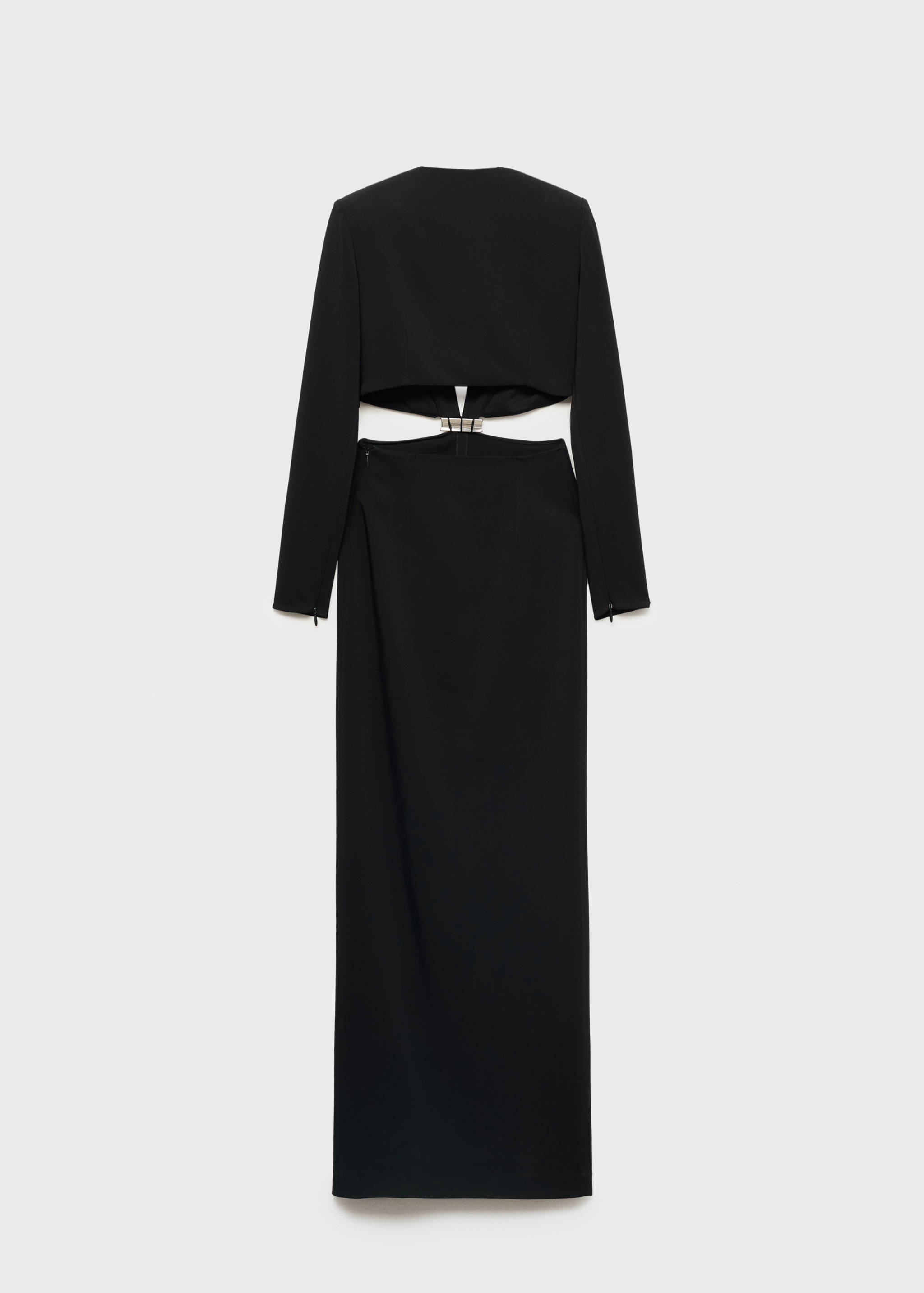 Dress with side slits and metallic detail - Details of the article 8