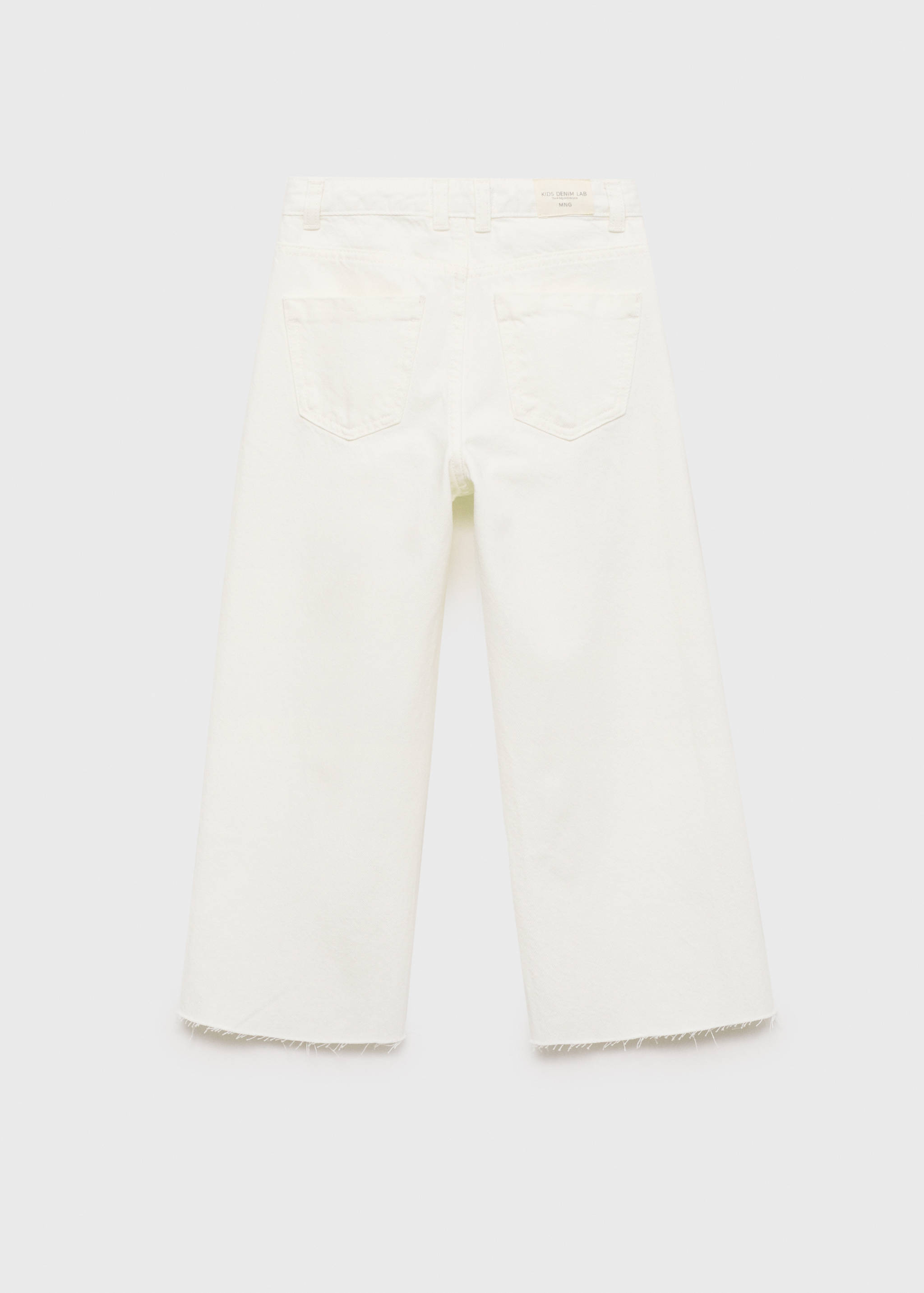 Jeans culotte mid-waist comfort - Reverse of the article