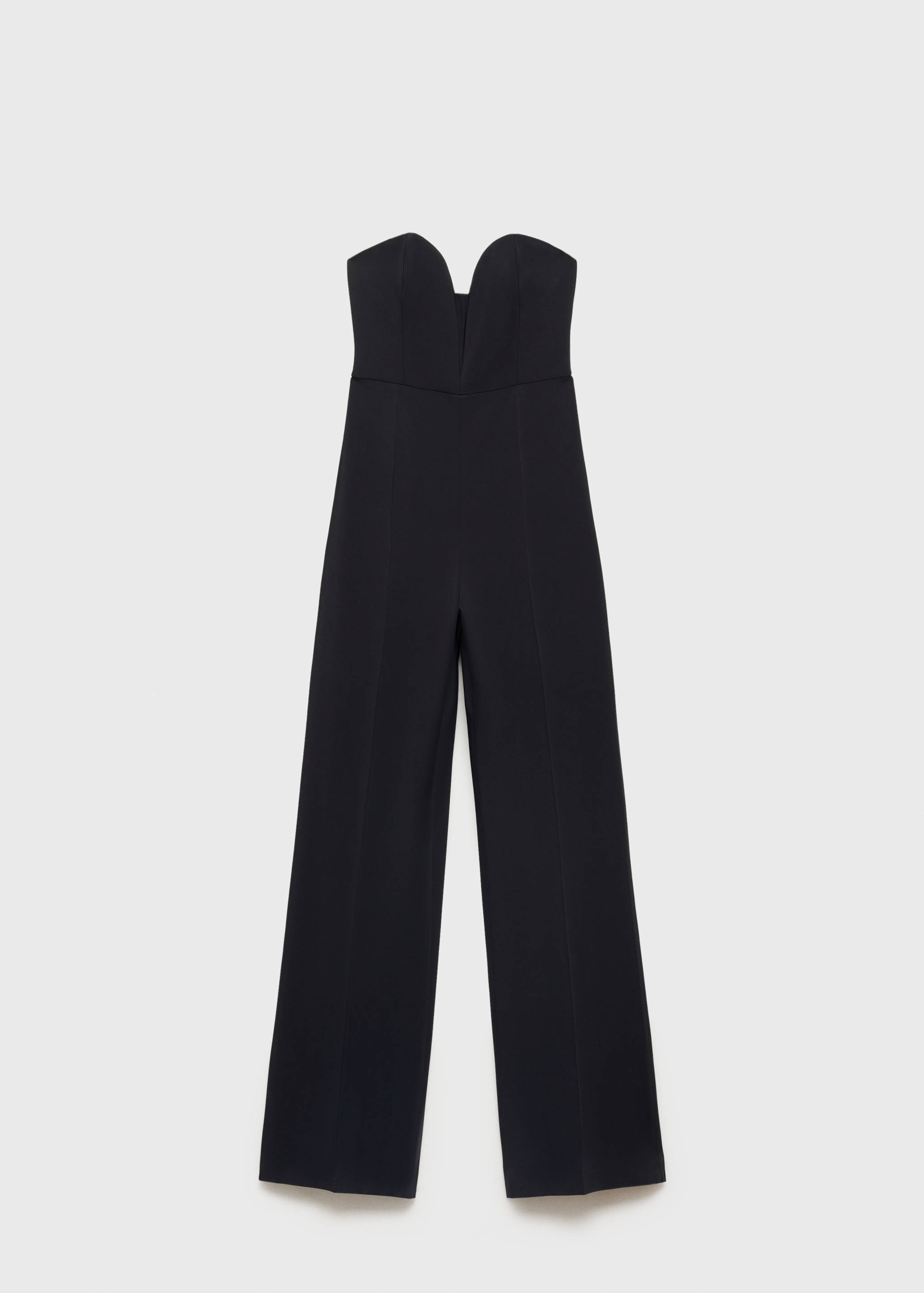 Structured sweetheart neckline jumpsuit - Article without model