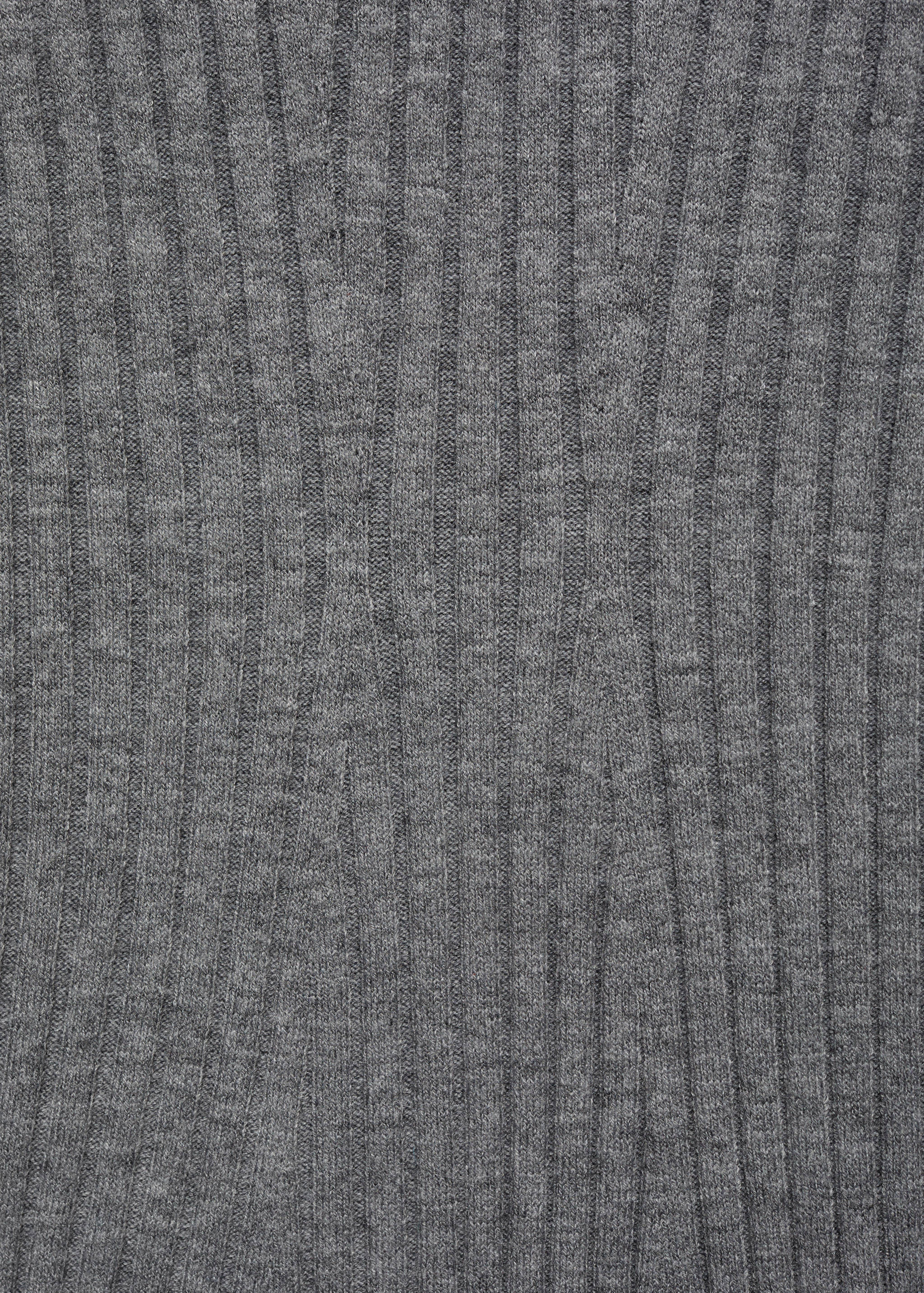 Vestido de malha evasê com gola perkins - Pormenor do artigo 0