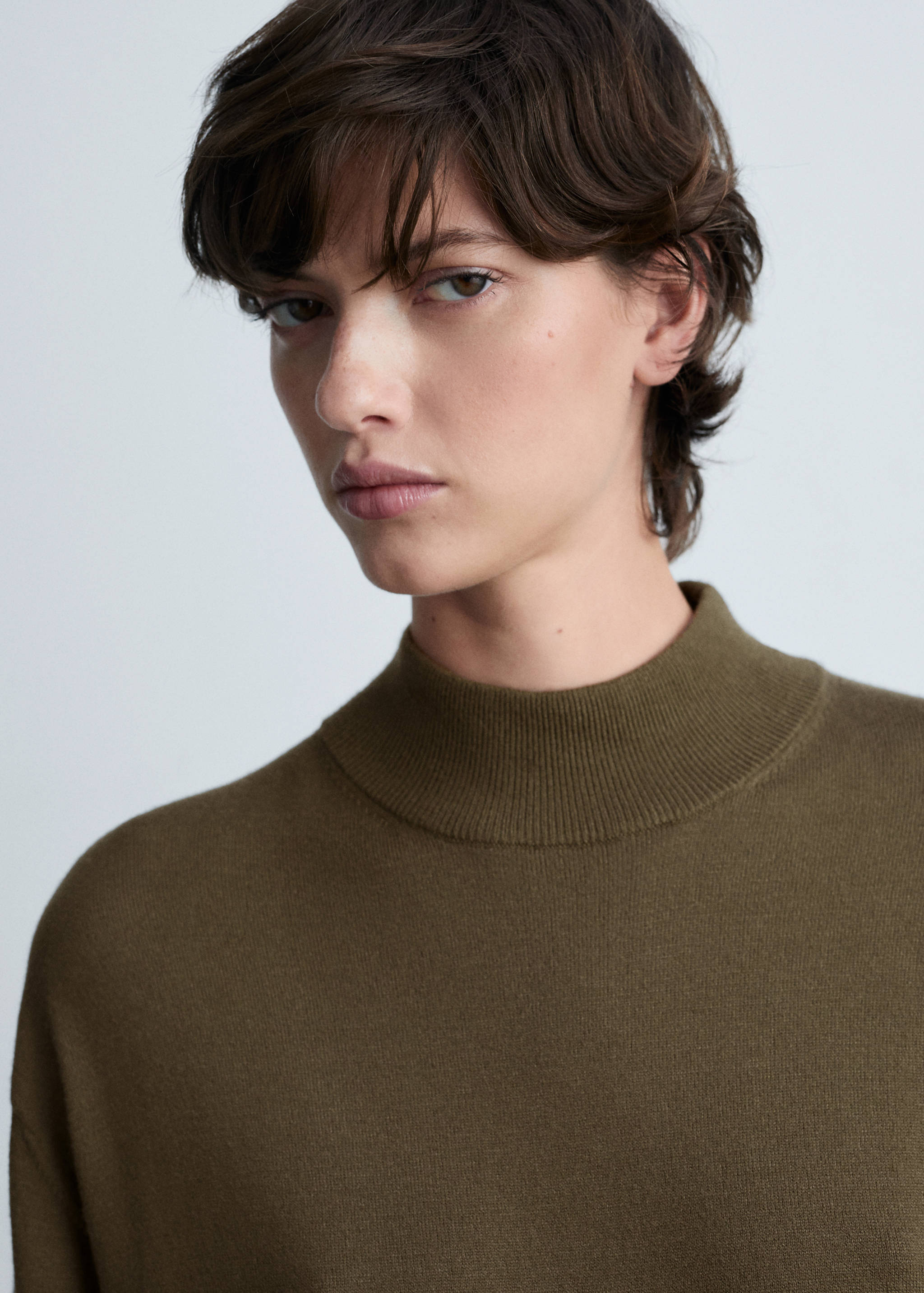 Robe maille col montant - Détail de l'article 1