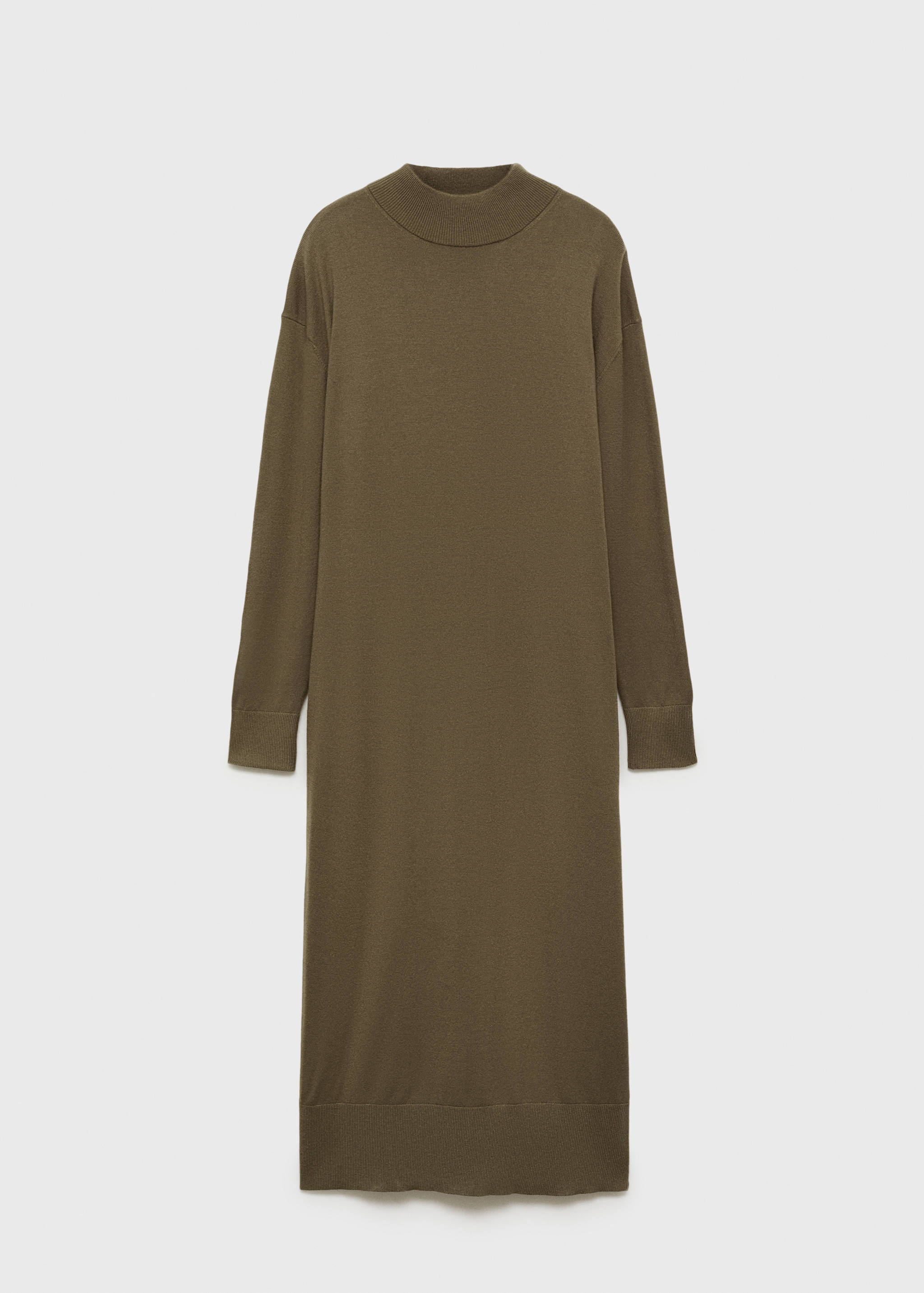 Perkins-neck knitted dress - Article without model
