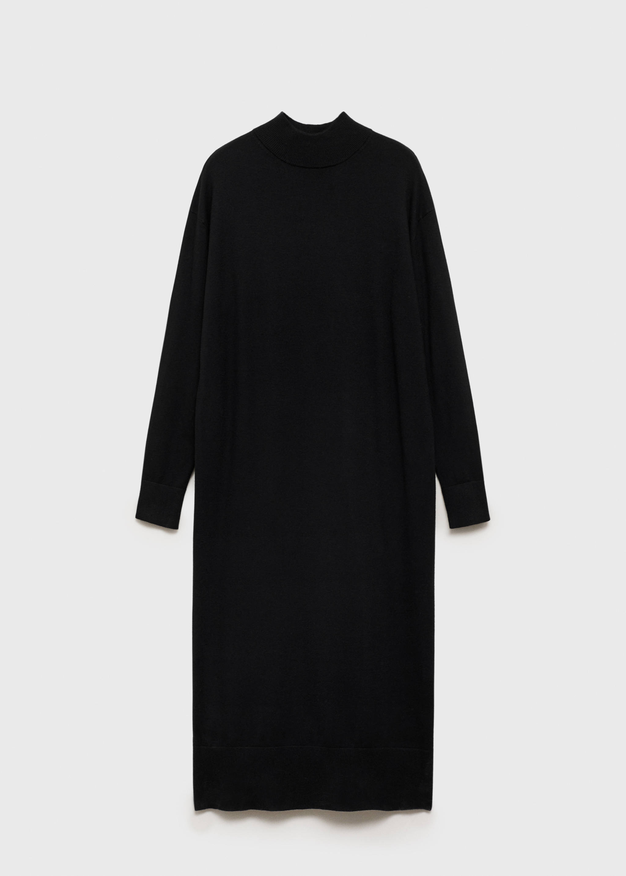Perkins-neck knitted dress - Article without model