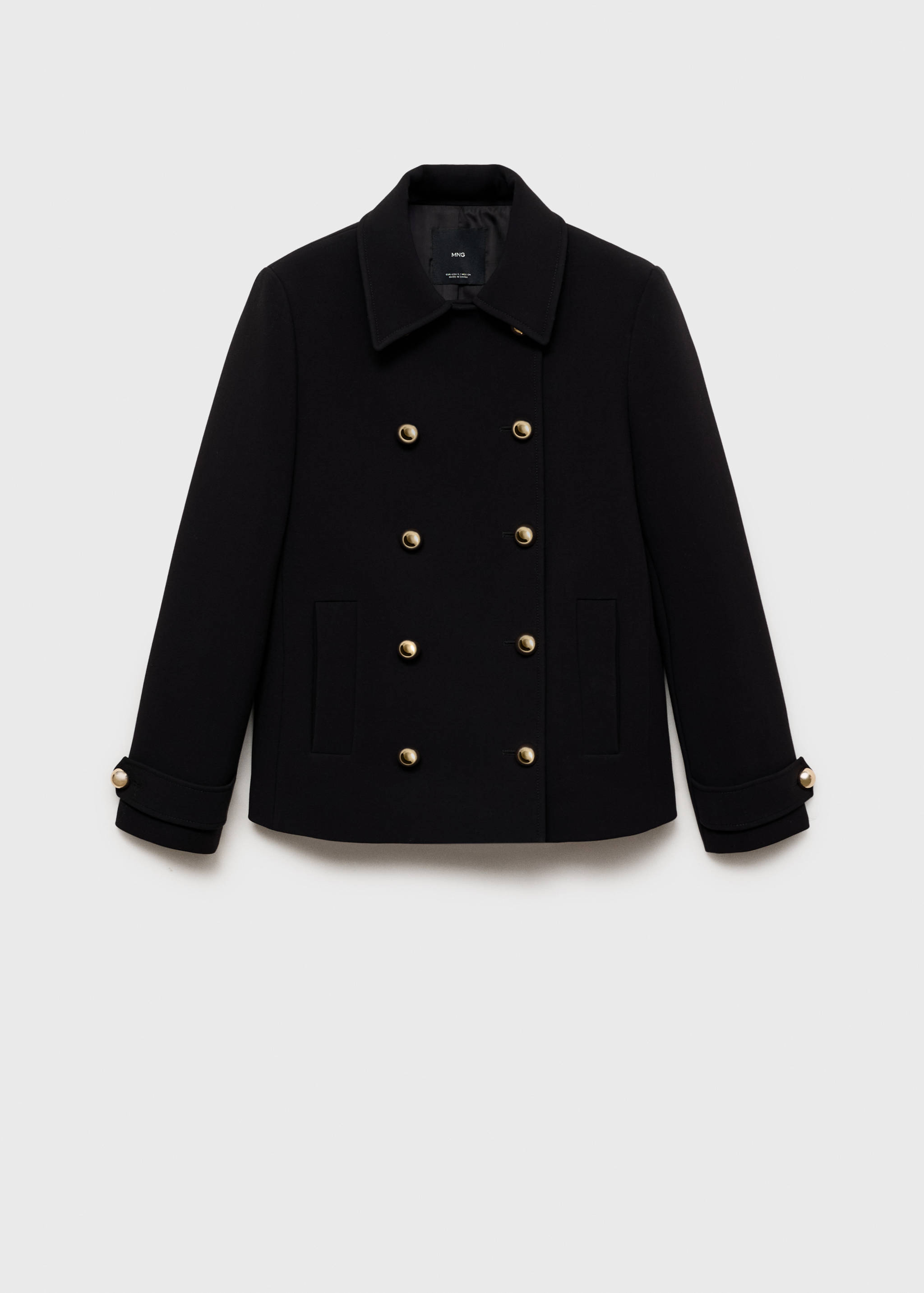 Double-breasted jacket with lapels - Article without model