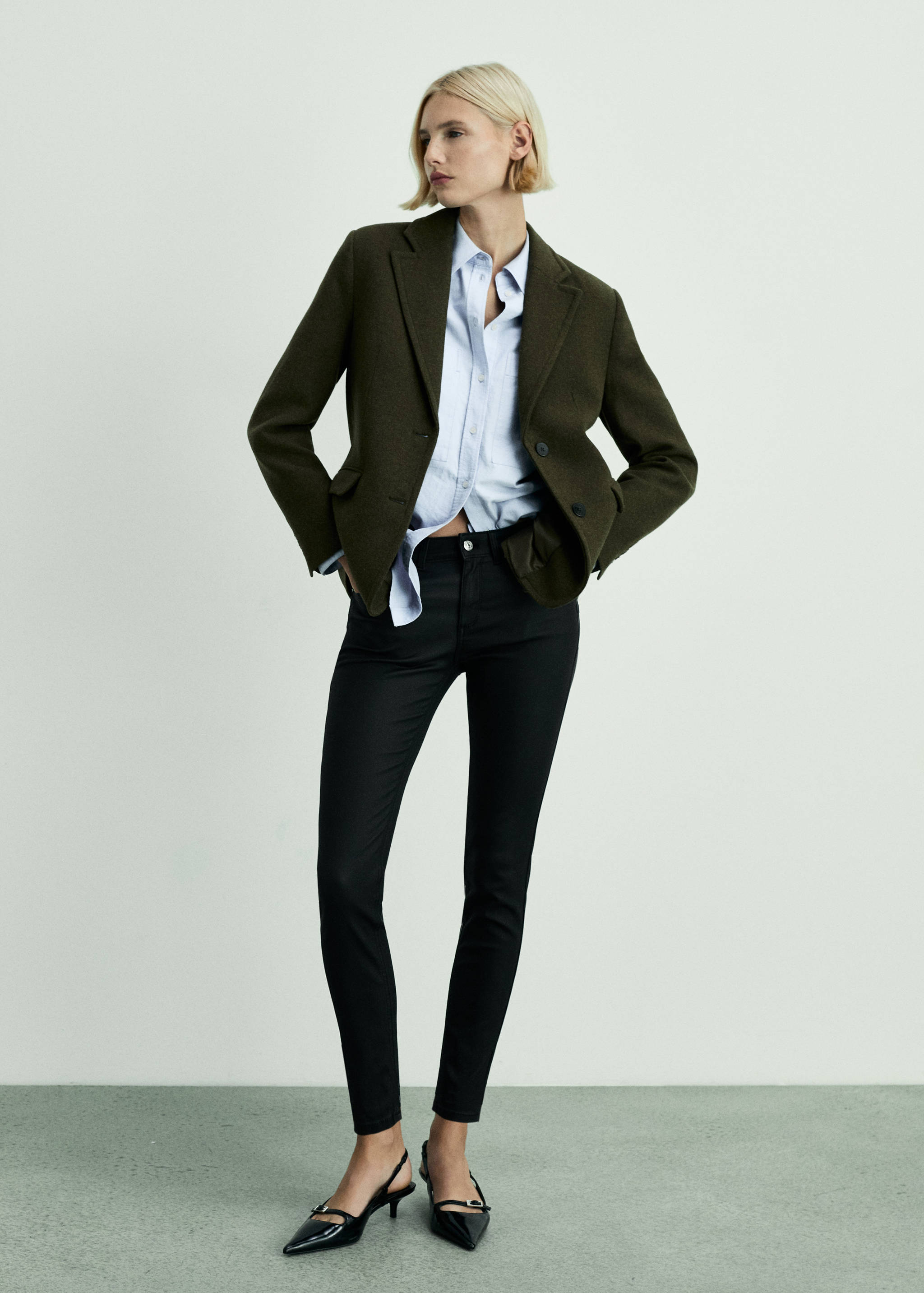 Jean Pushup skinny enduit - Plan général