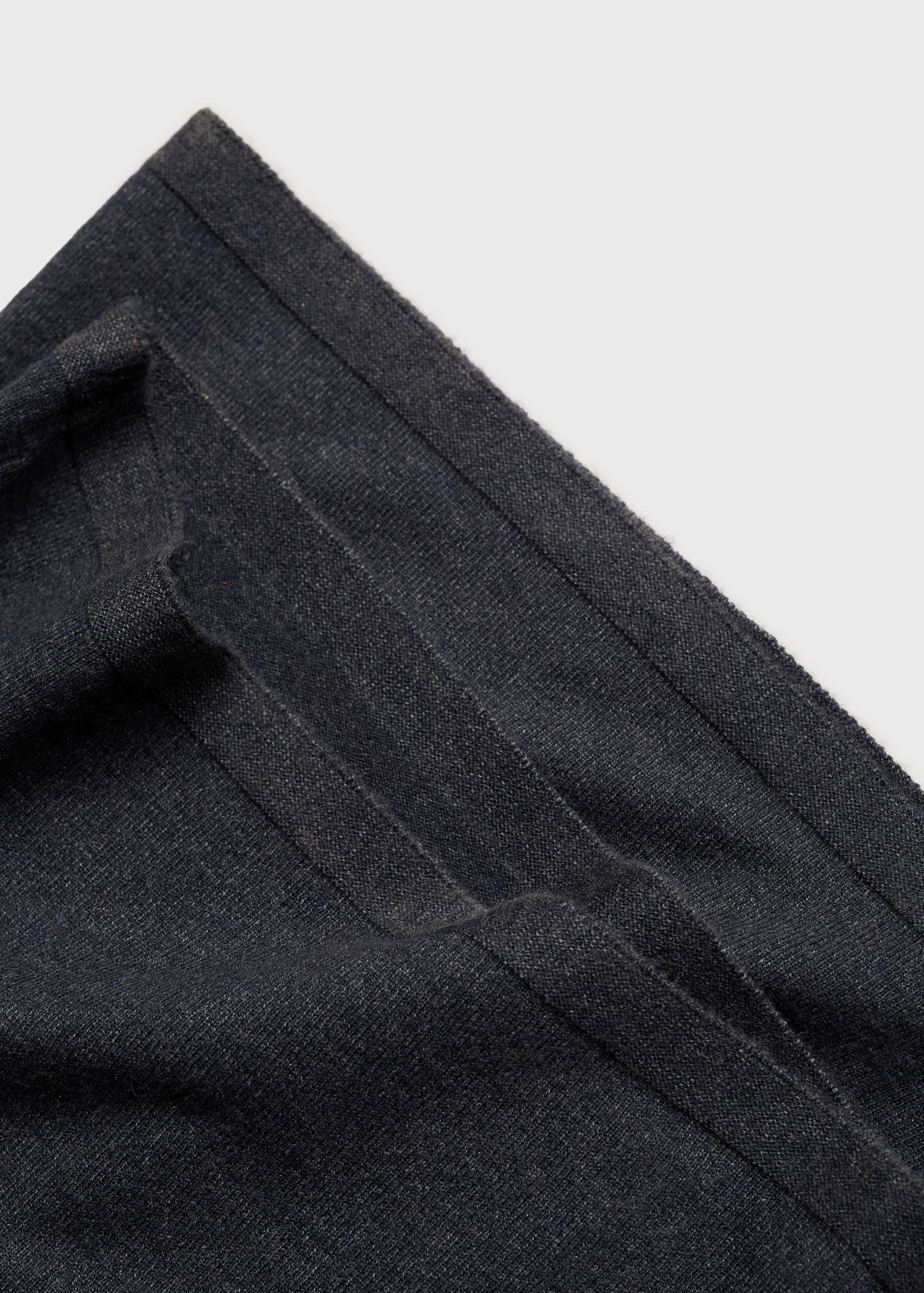 Wide leg knitted maternity trousers - Details of the article 0