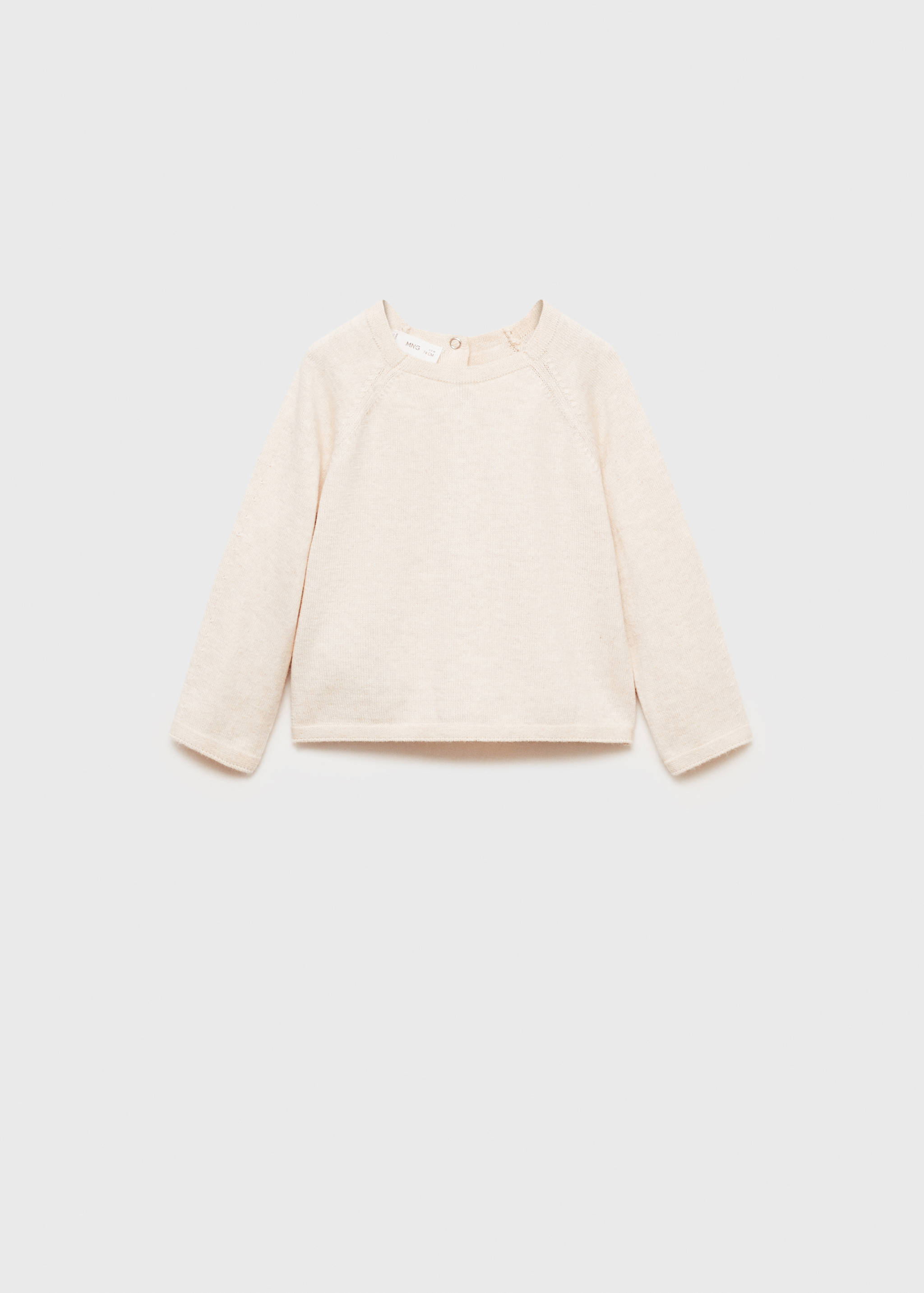 Fine knit sweater with buttons - Article without model