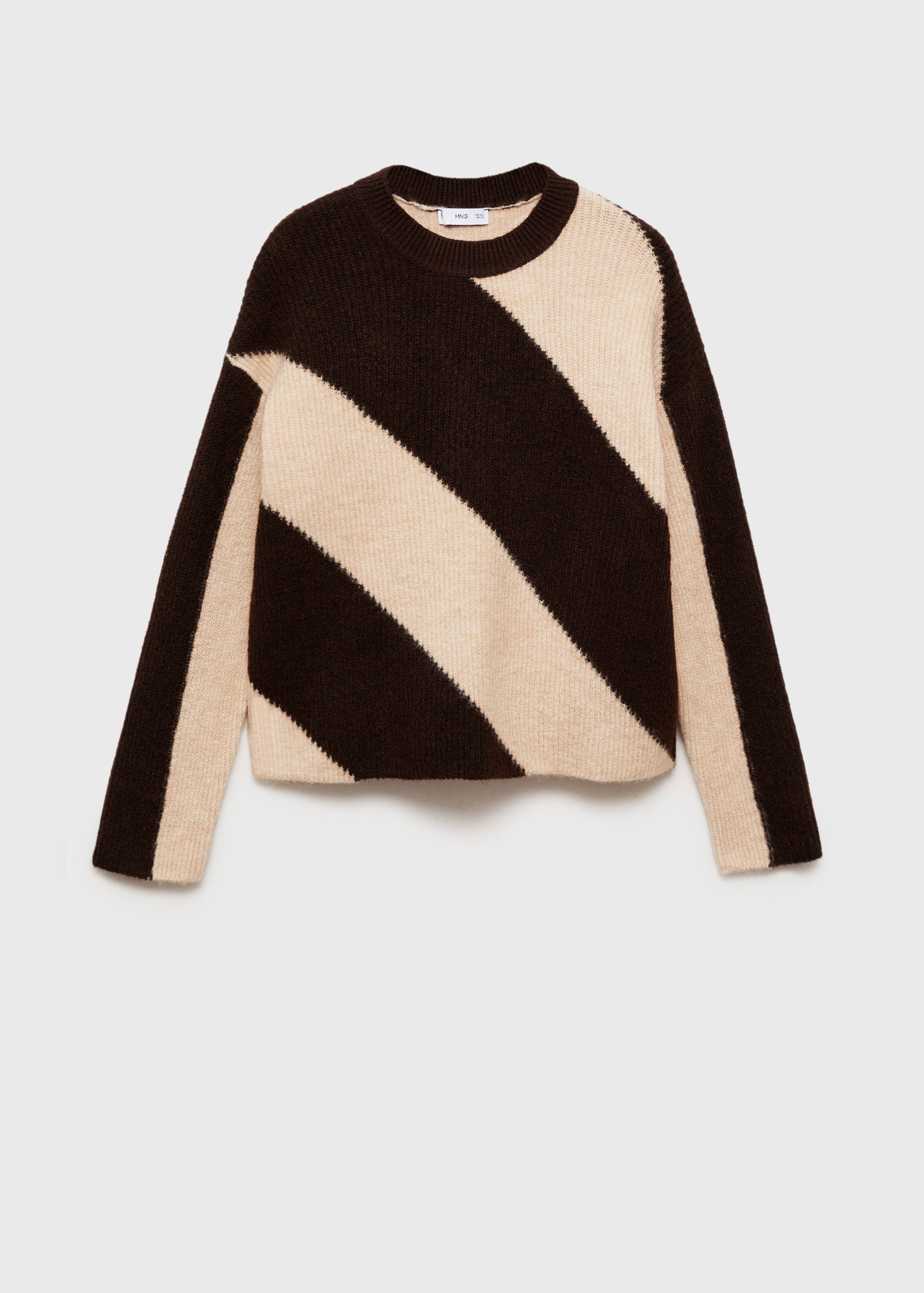 Pull-over en maille à rayures - Article sans modèle