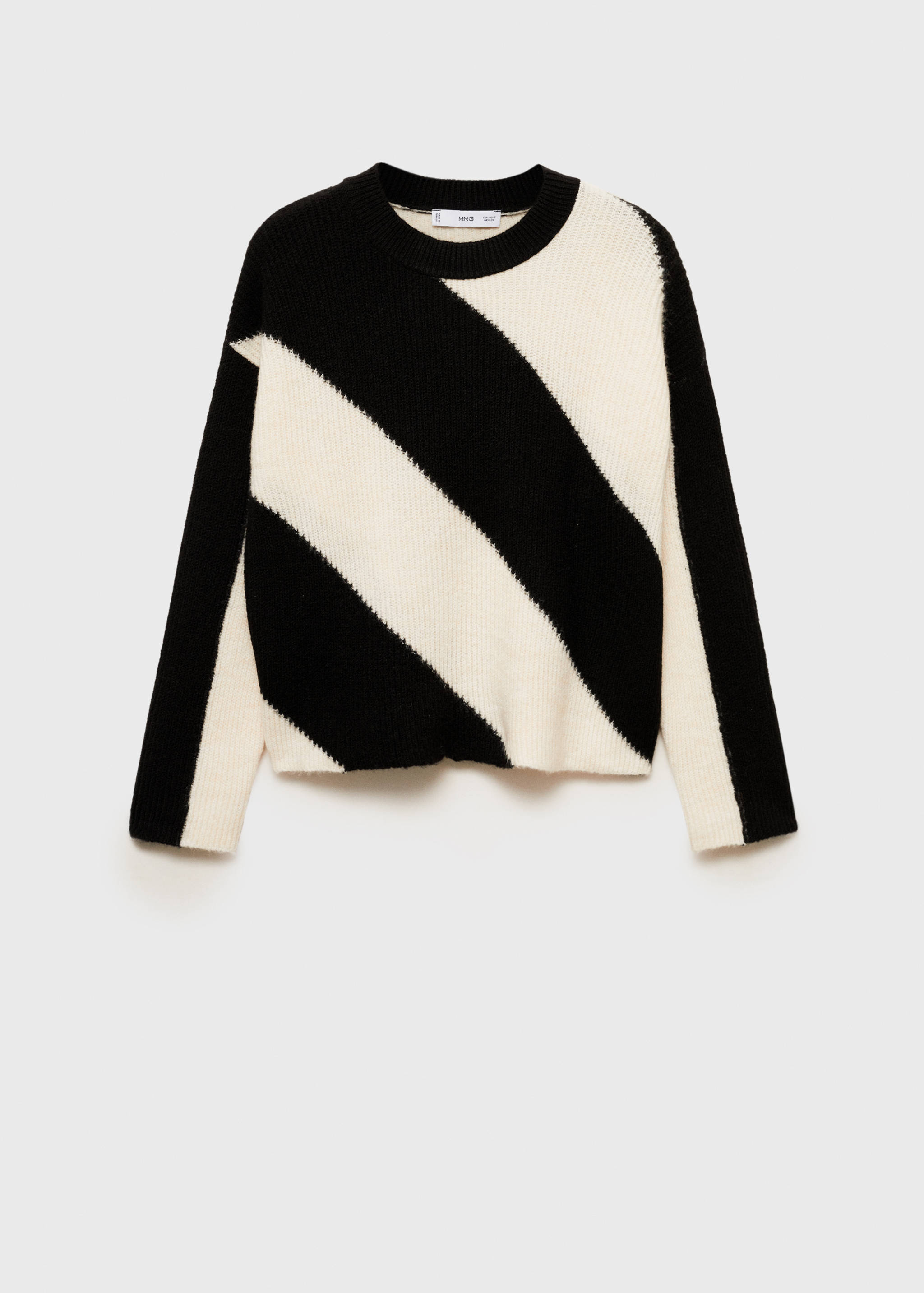 Pull-over en maille à rayures - Article sans modèle