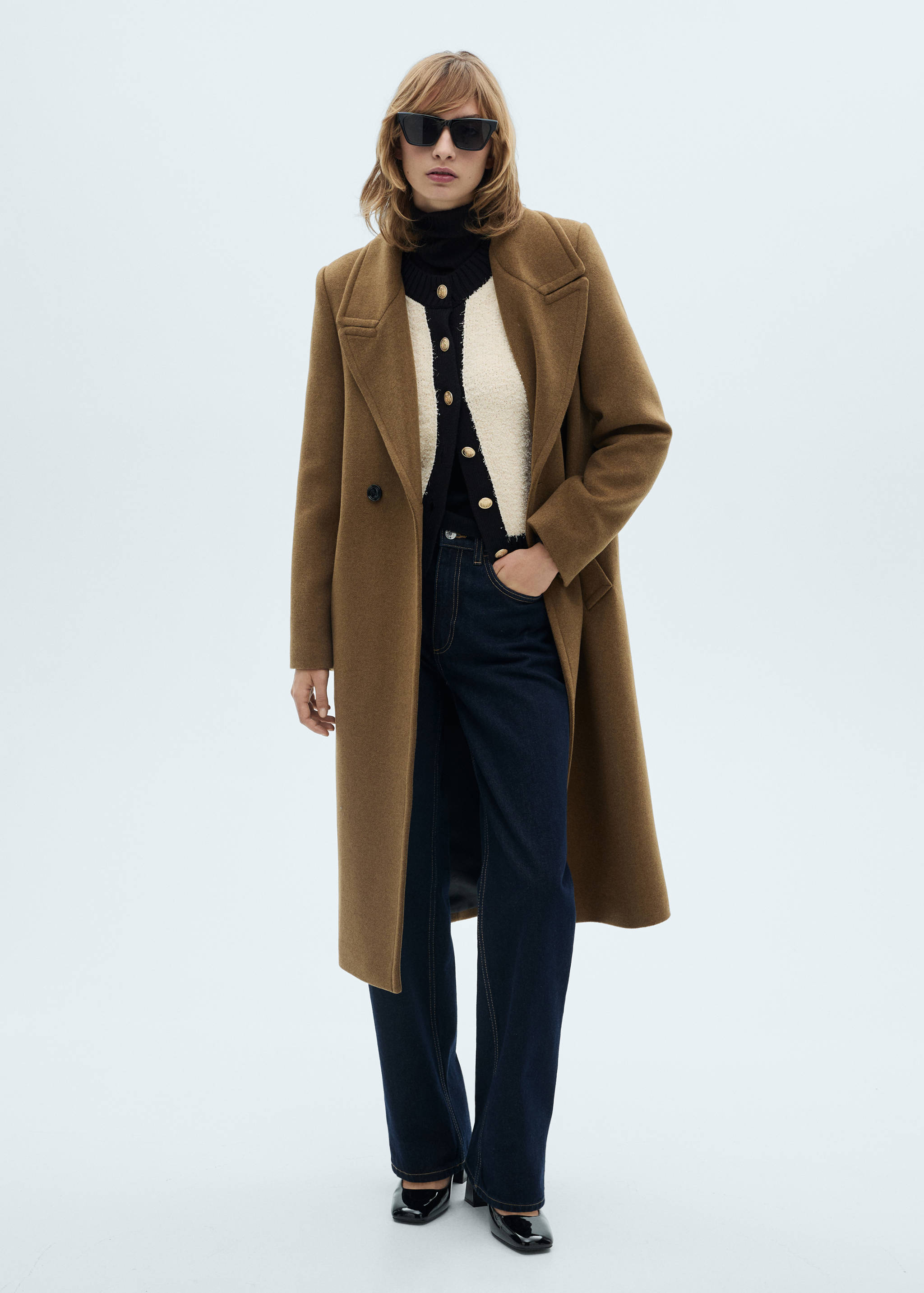 Chaqueta botones contraste - Plano general