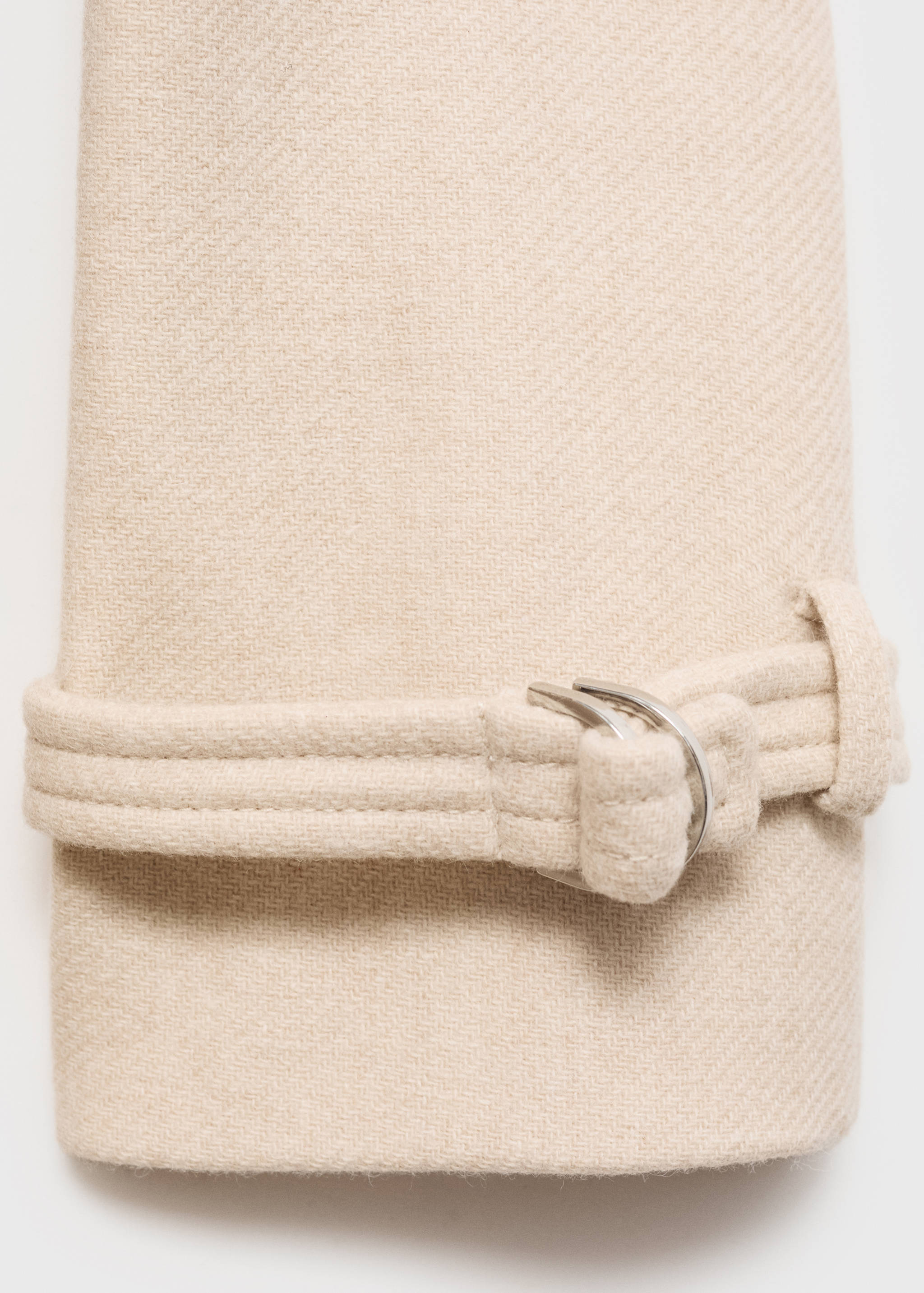 Manteco wool coat with oversized lapels - Details of the article 0