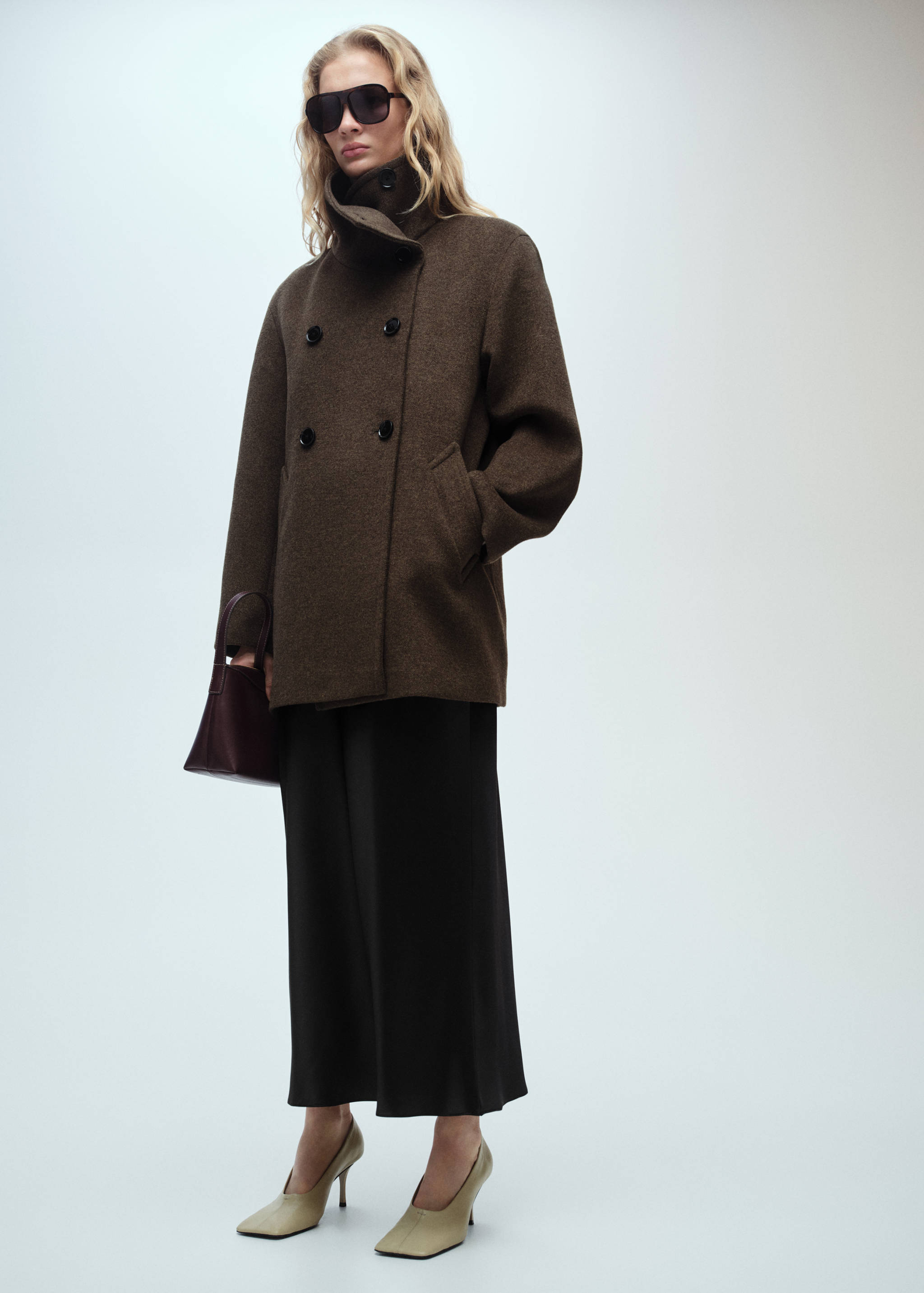 Jupe midi satinée - Plan général