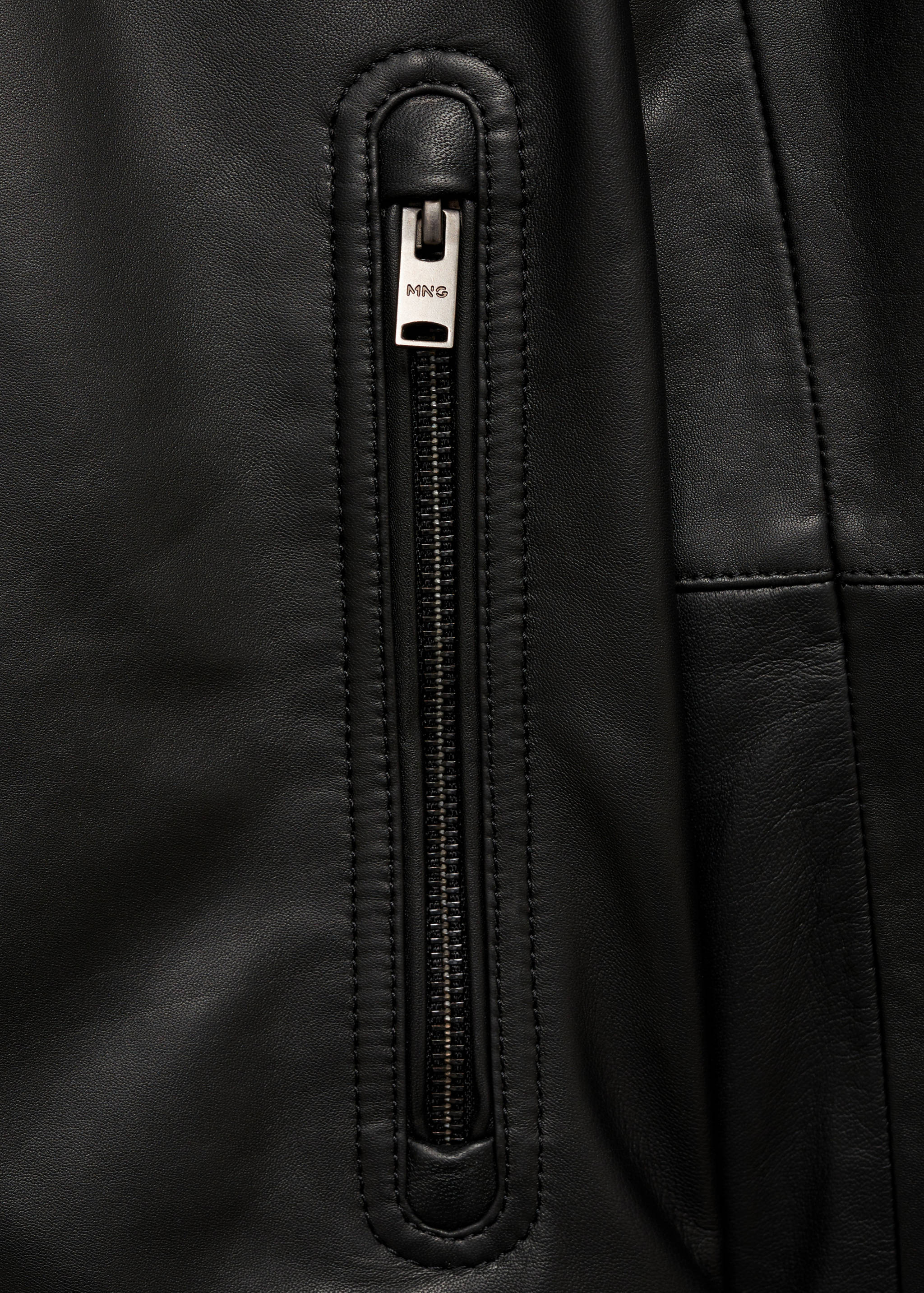 Nappaleder-Bikerjacke - Detail des Artikels 0