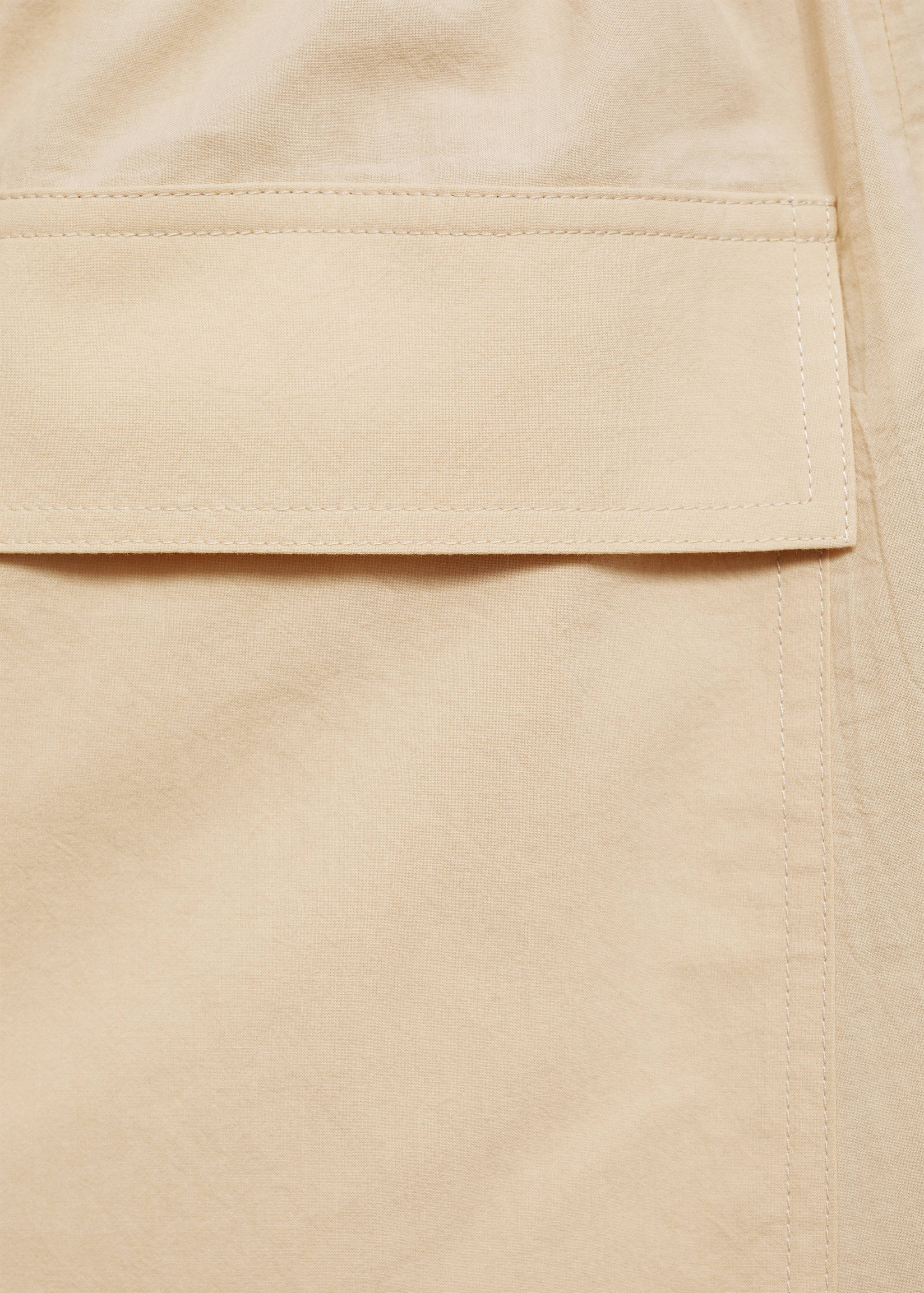 Cotton crop trousers - Details of the article 0