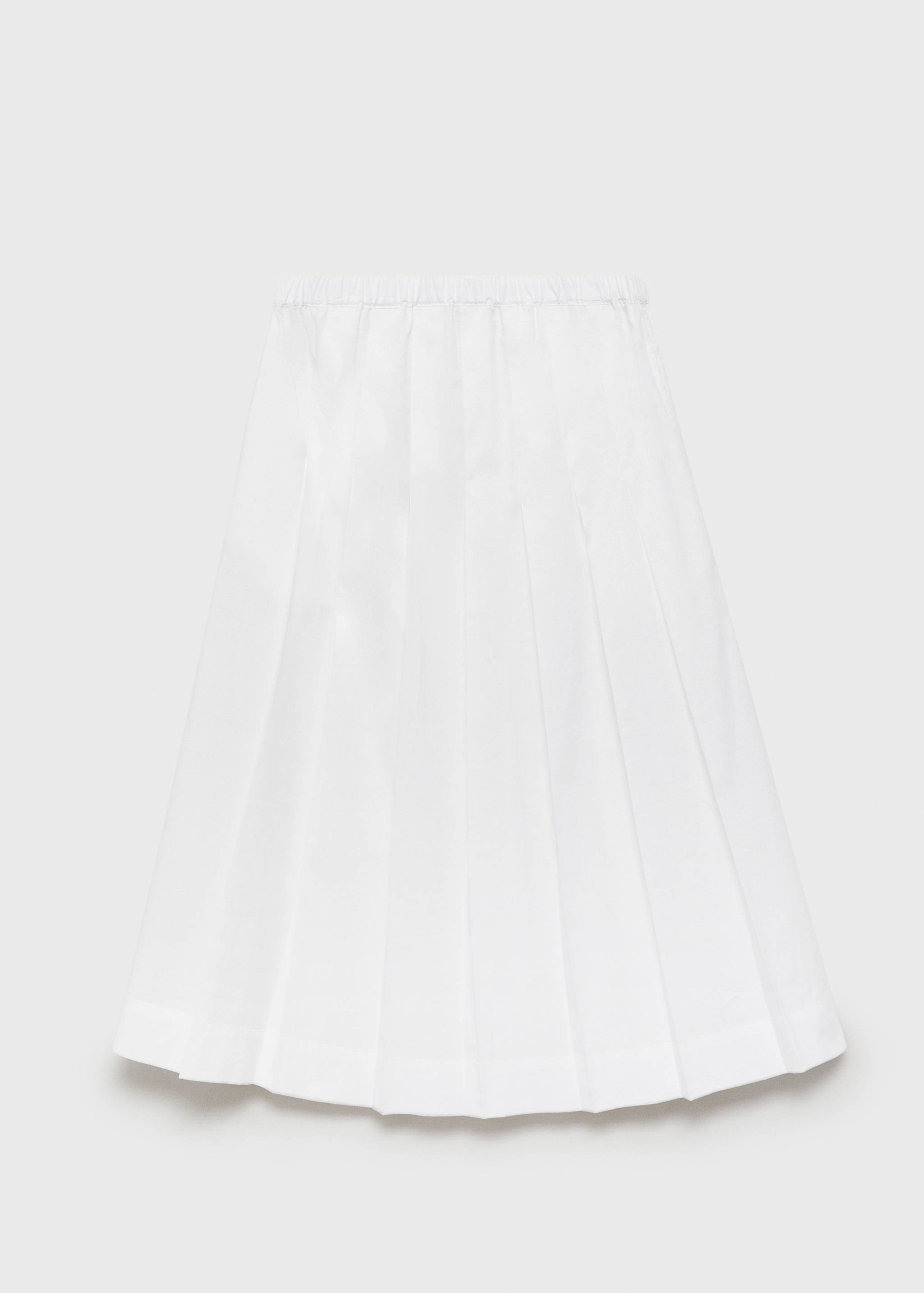 Cotton pleated skirt - Article without model