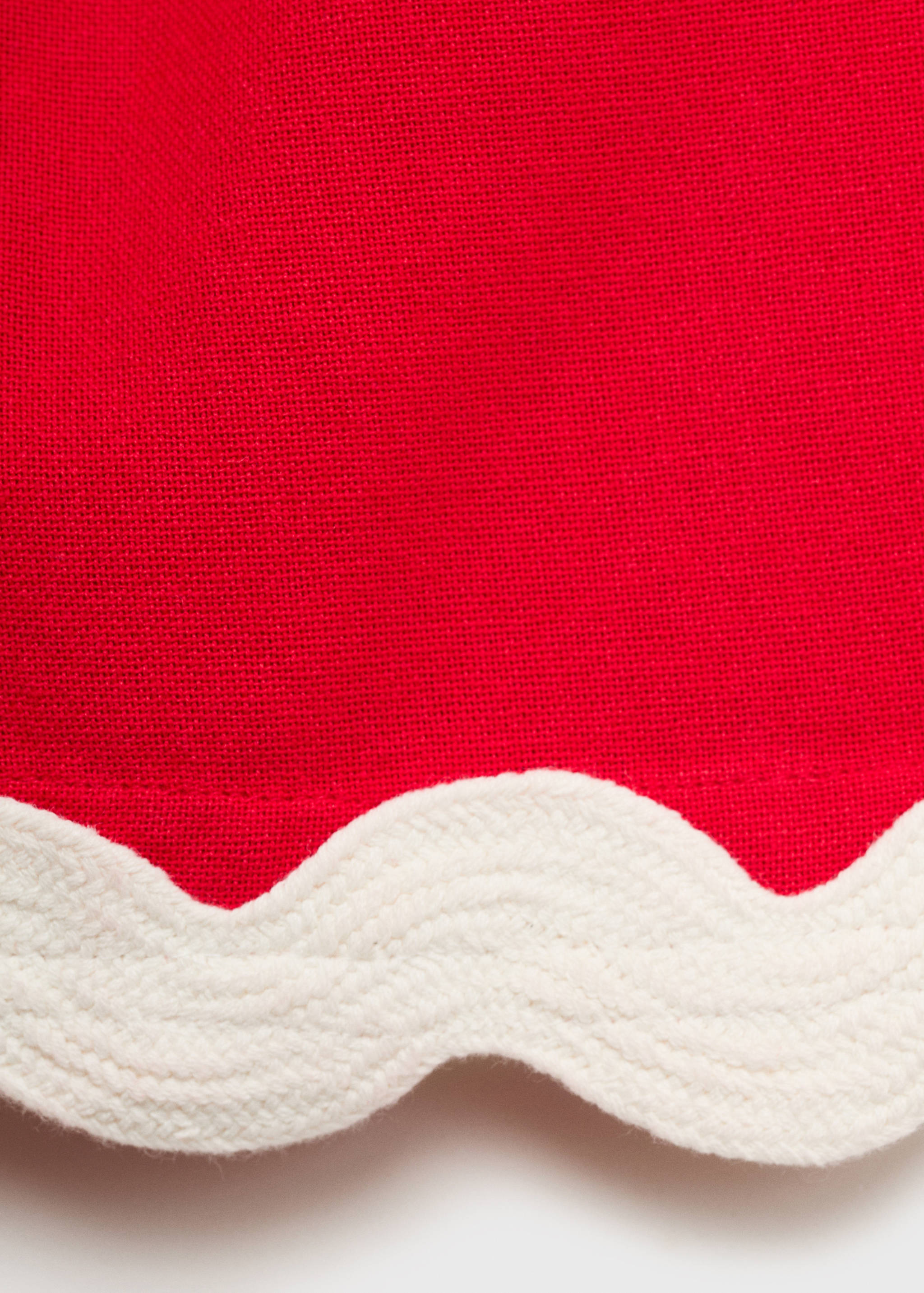 Cotton shirt with contrasting trims - Details of the article 0