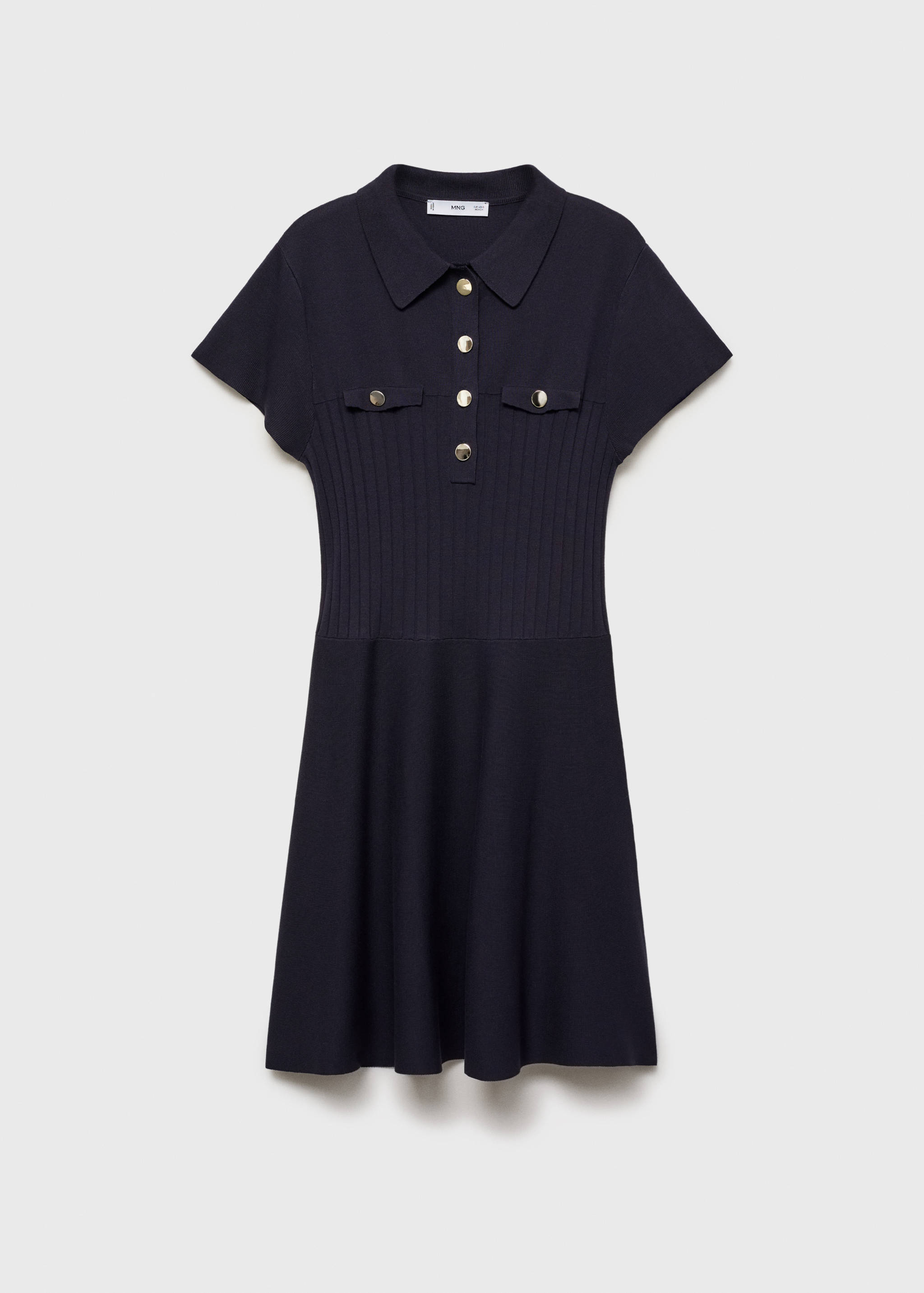 Button knit dress - Article without model