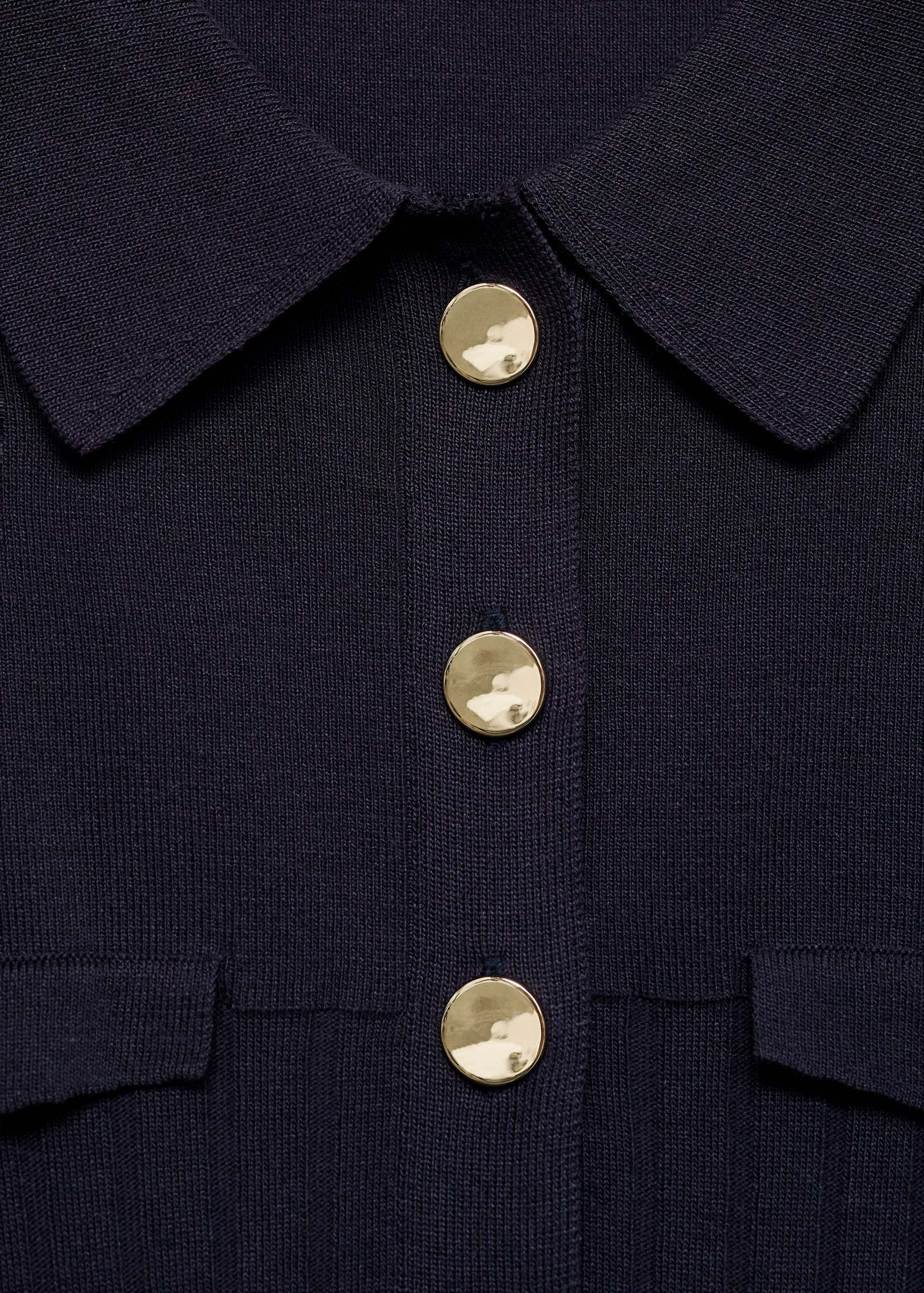 Button knit dress - Details of the article 8
