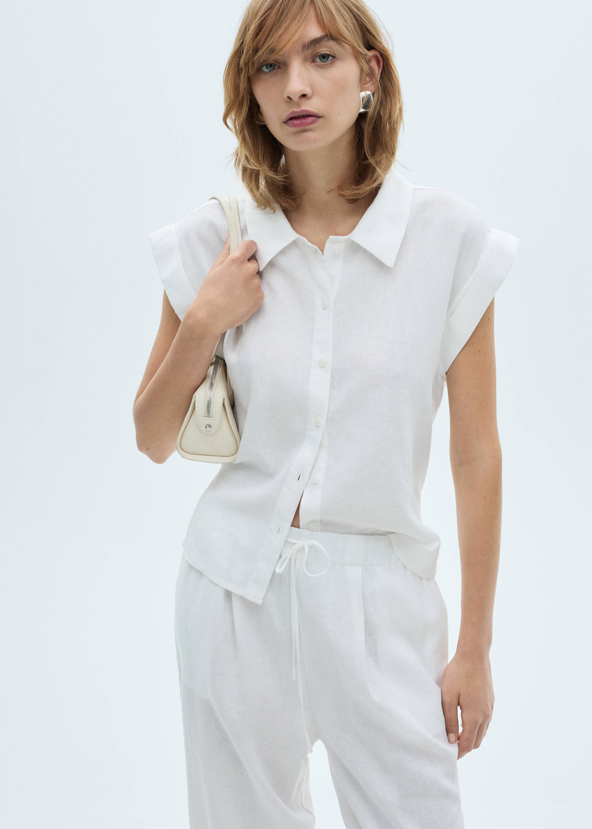 Flowing linen trousers - Medium plane